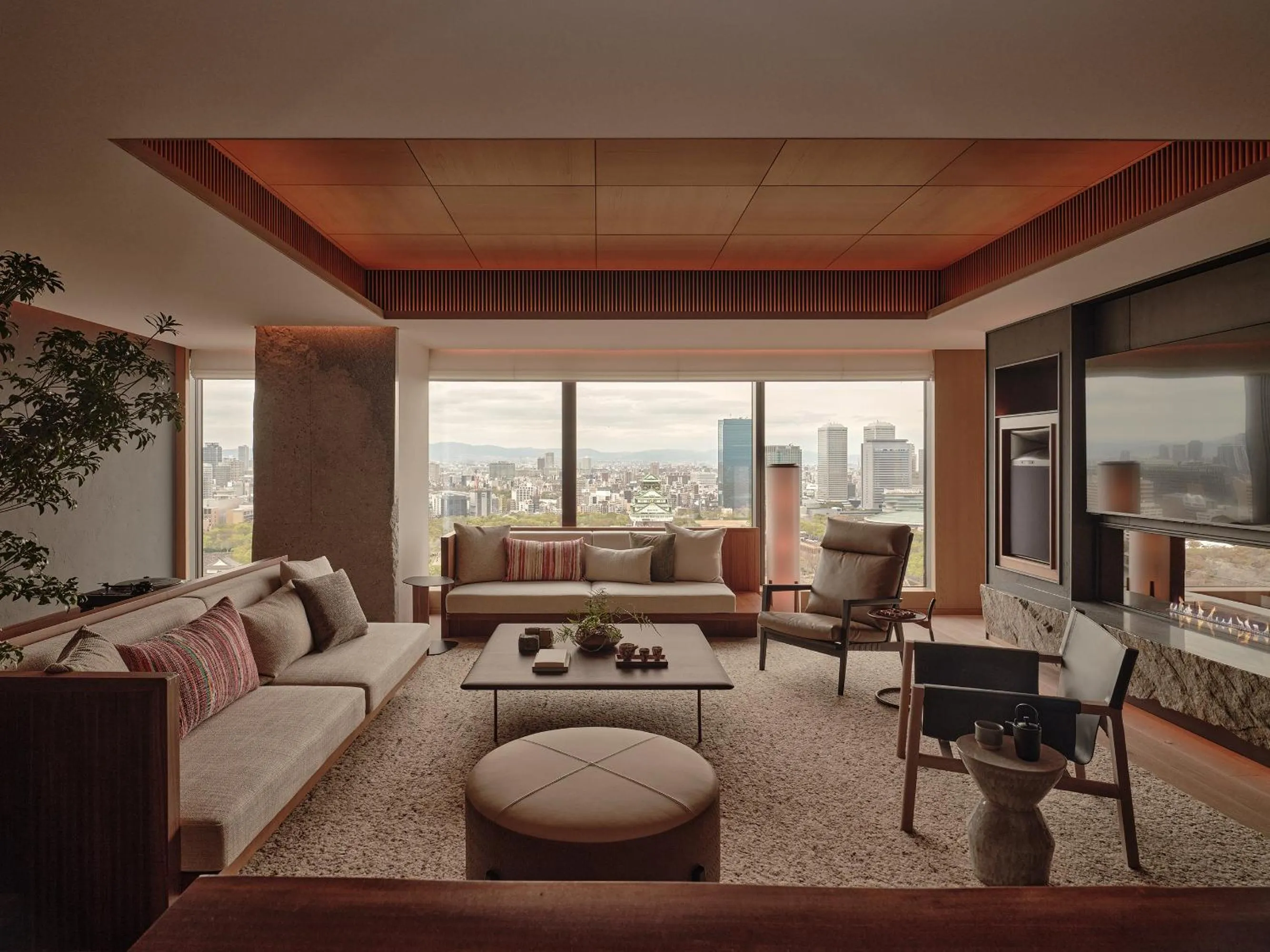 Living room in Patina Osaka