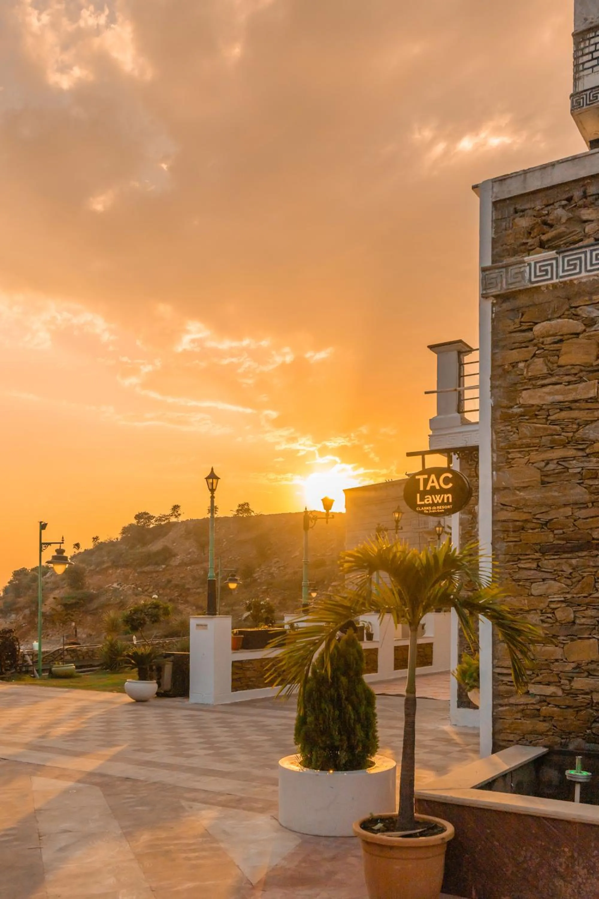 Sunset in Clarks Resort , Ajmer