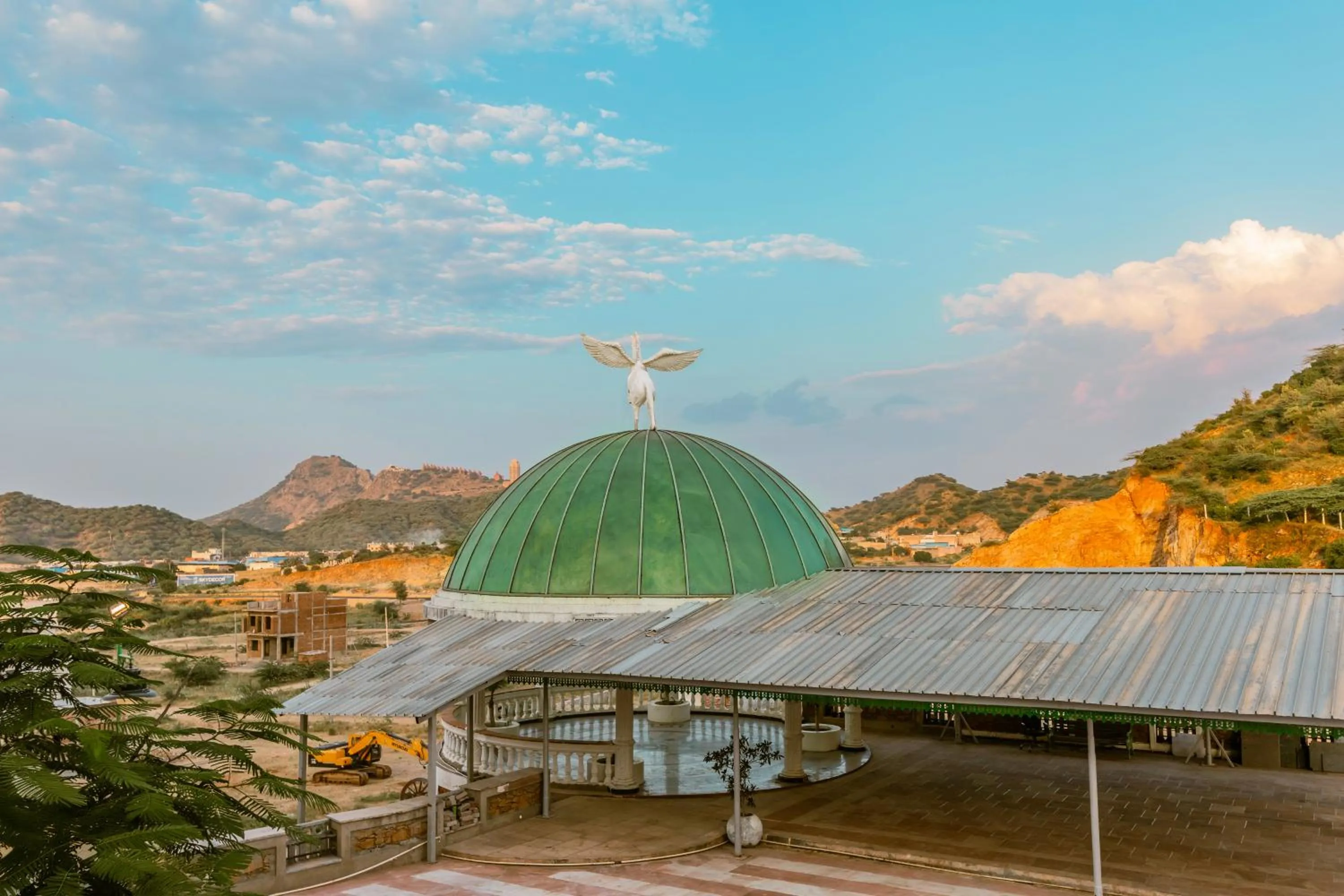 Mountain view in Clarks Resort , Ajmer
