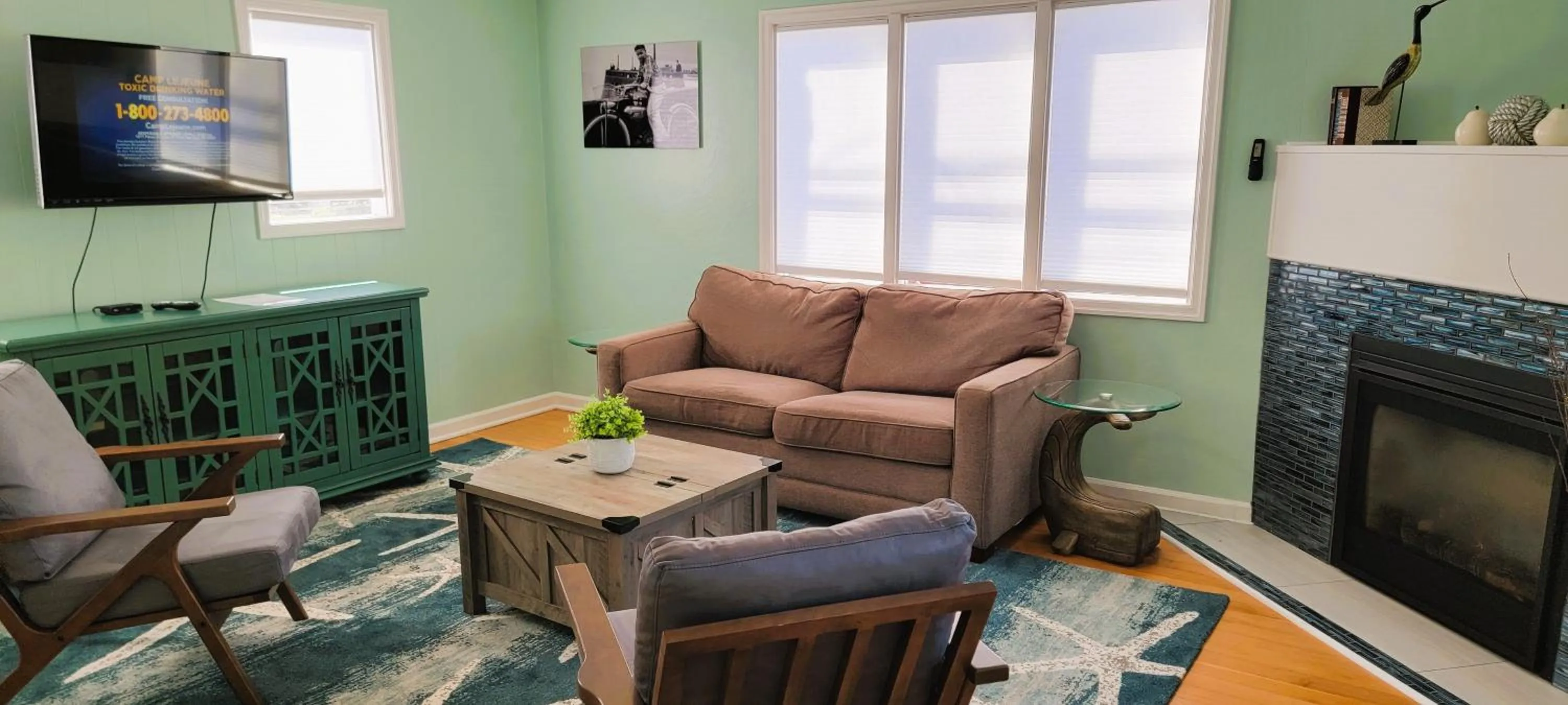 Living room in Beachside Inn