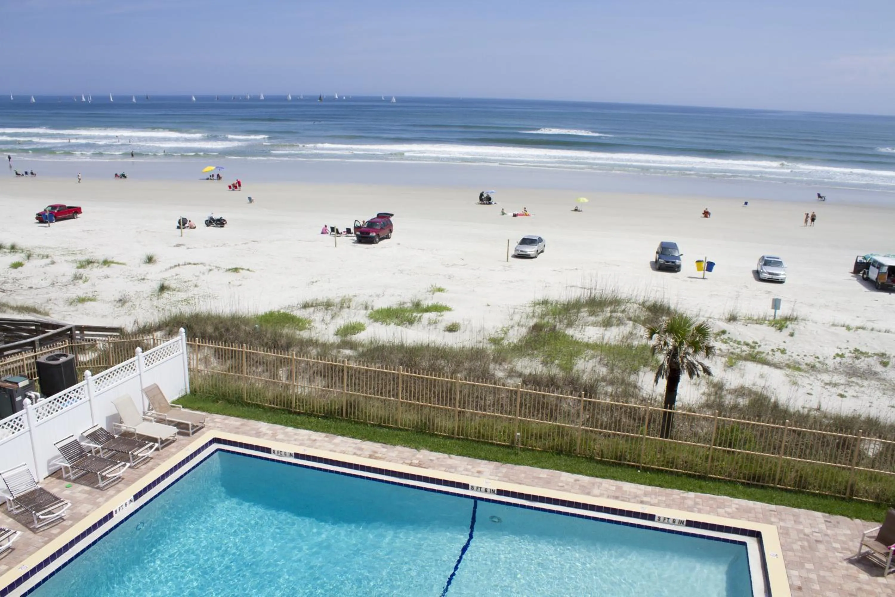 Swimming pool in New Smyrna Waves by Exploria Resorts