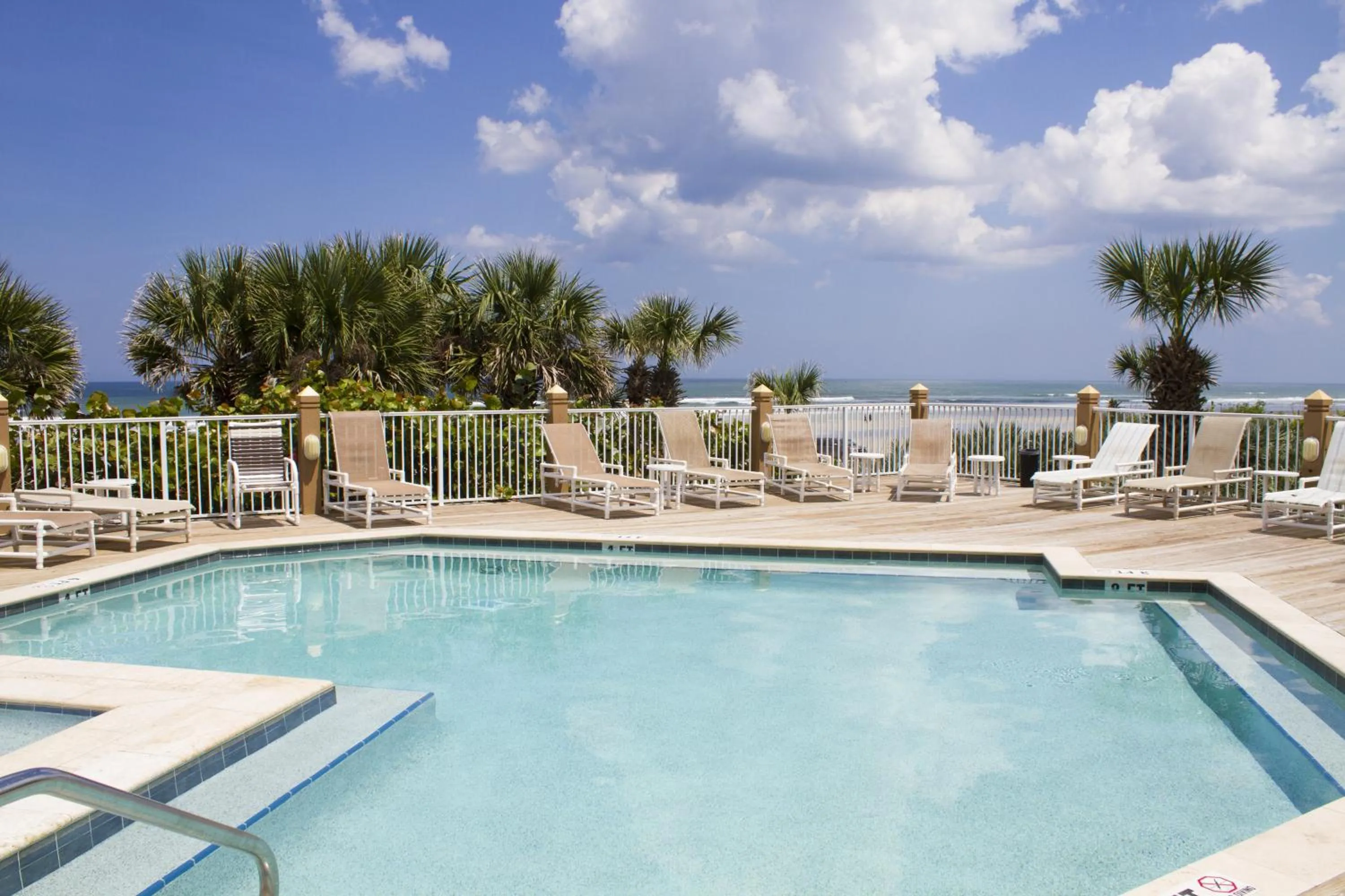 Swimming pool in New Smyrna Waves by Exploria Resorts