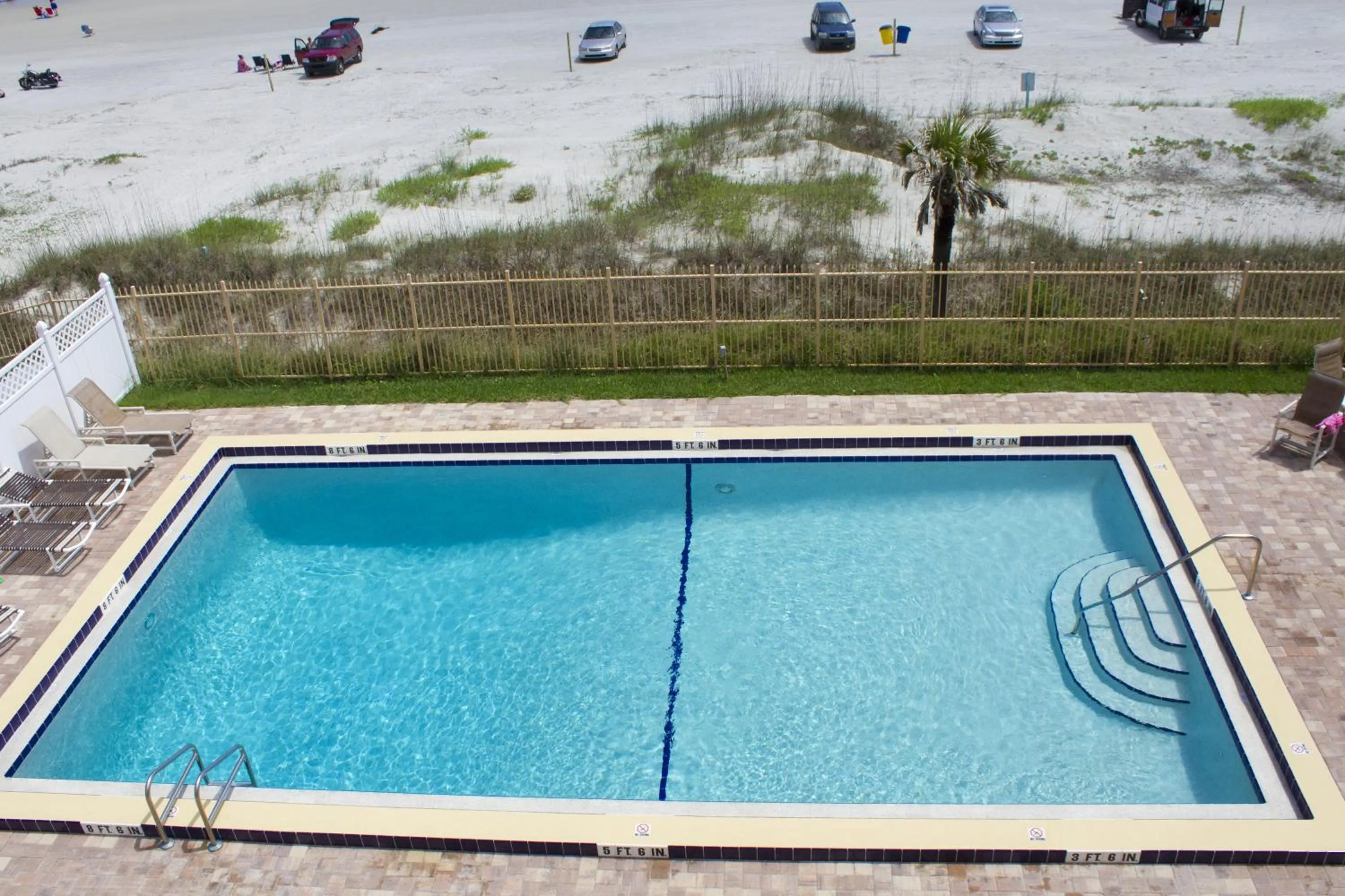 Swimming pool in New Smyrna Waves by Exploria Resorts