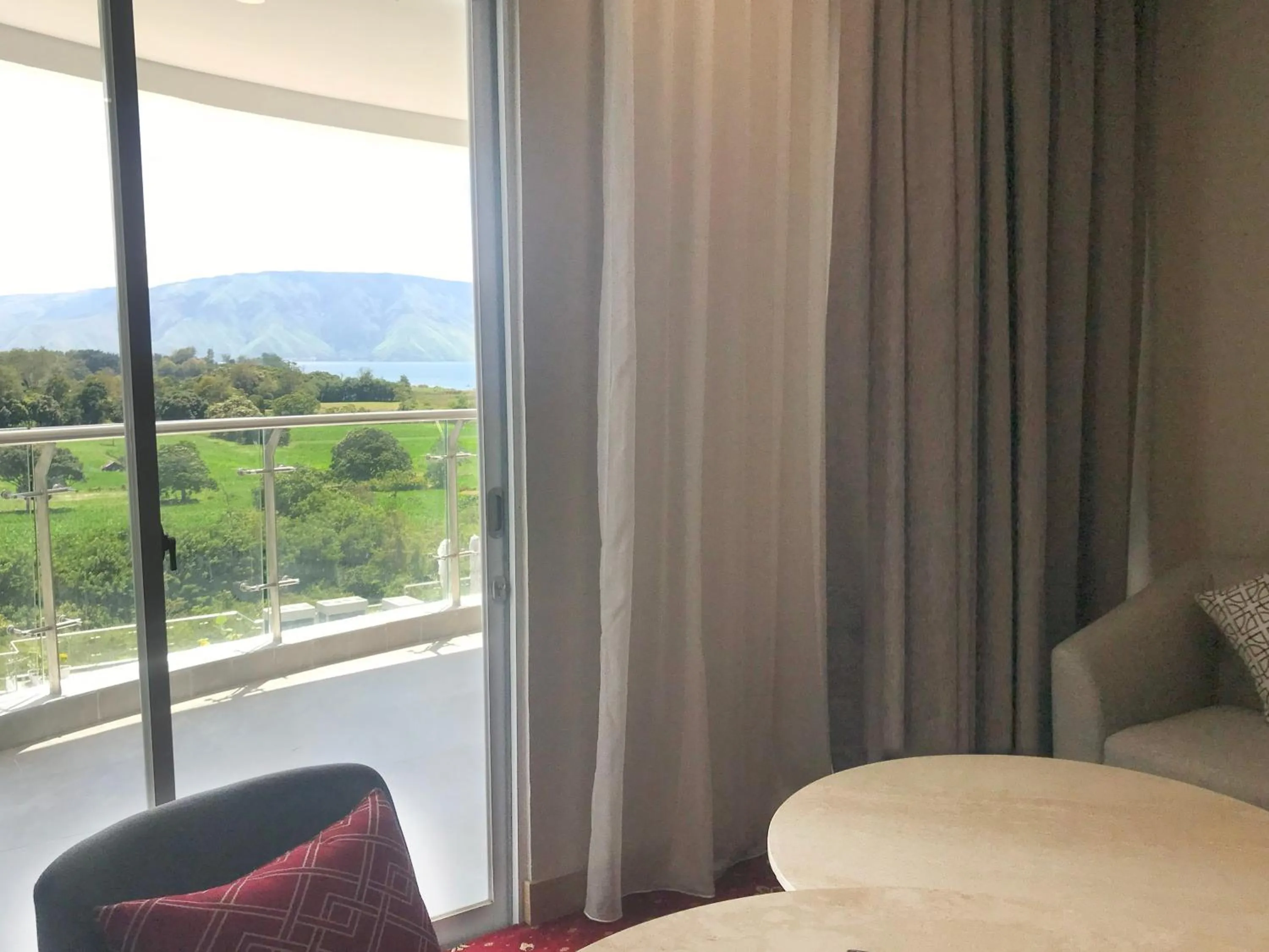 View (from property/room), Bed in Labersa Hotel & Convention Center Samosir