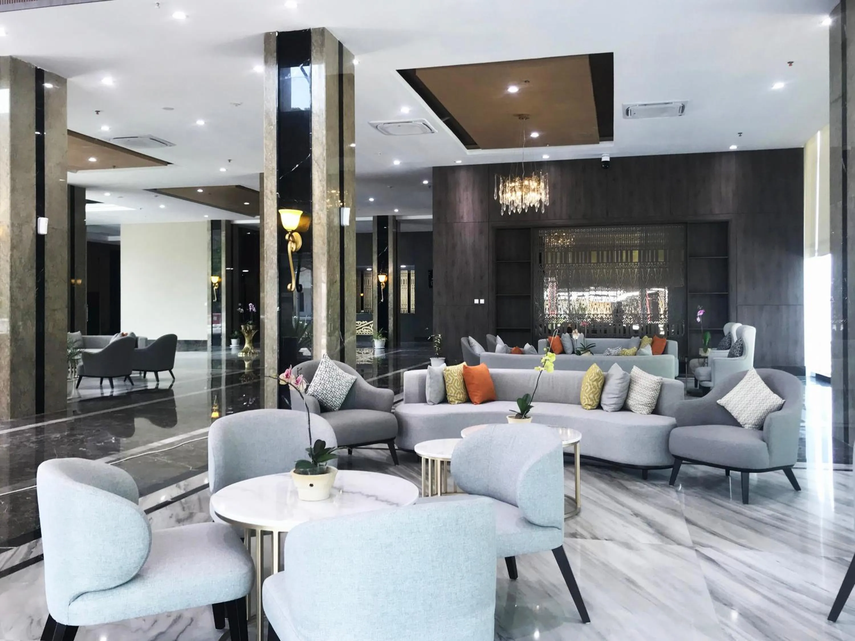 Lobby or reception in Labersa Hotel & Convention Center Samosir