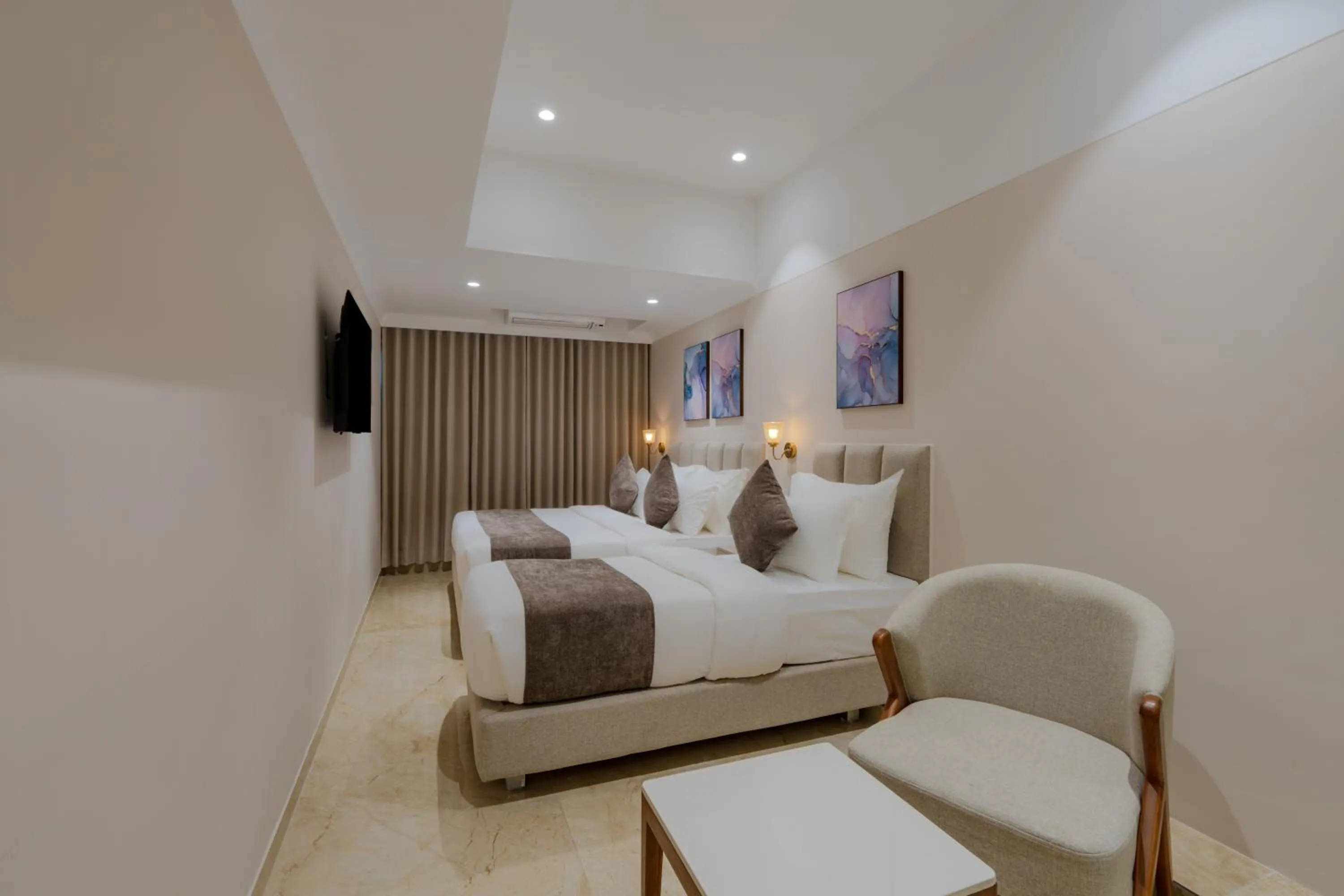 Bed in Hotel The Grand Suites