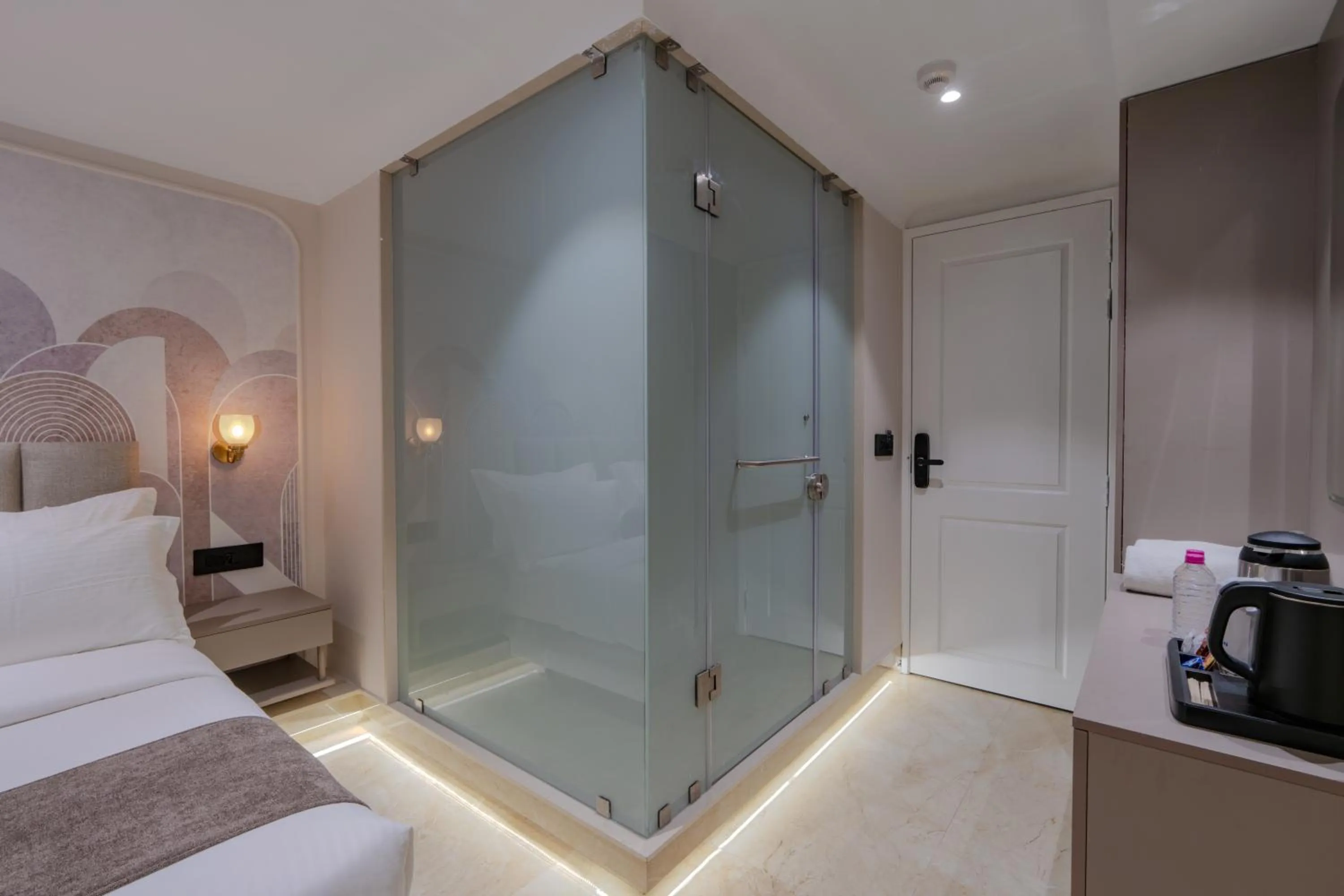 Bed in Hotel The Grand Suites