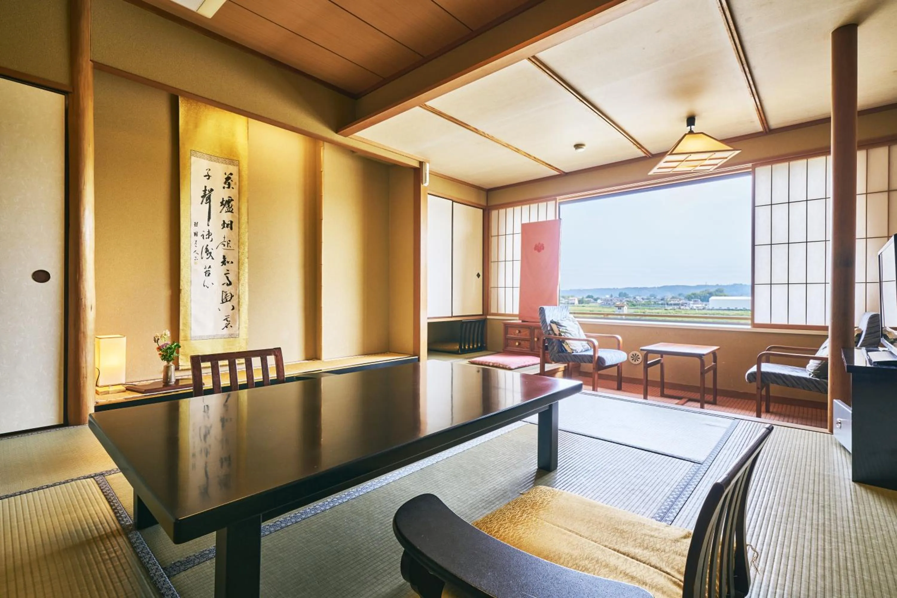 Photo of the whole room in Yamaga Onsen Seiryuso