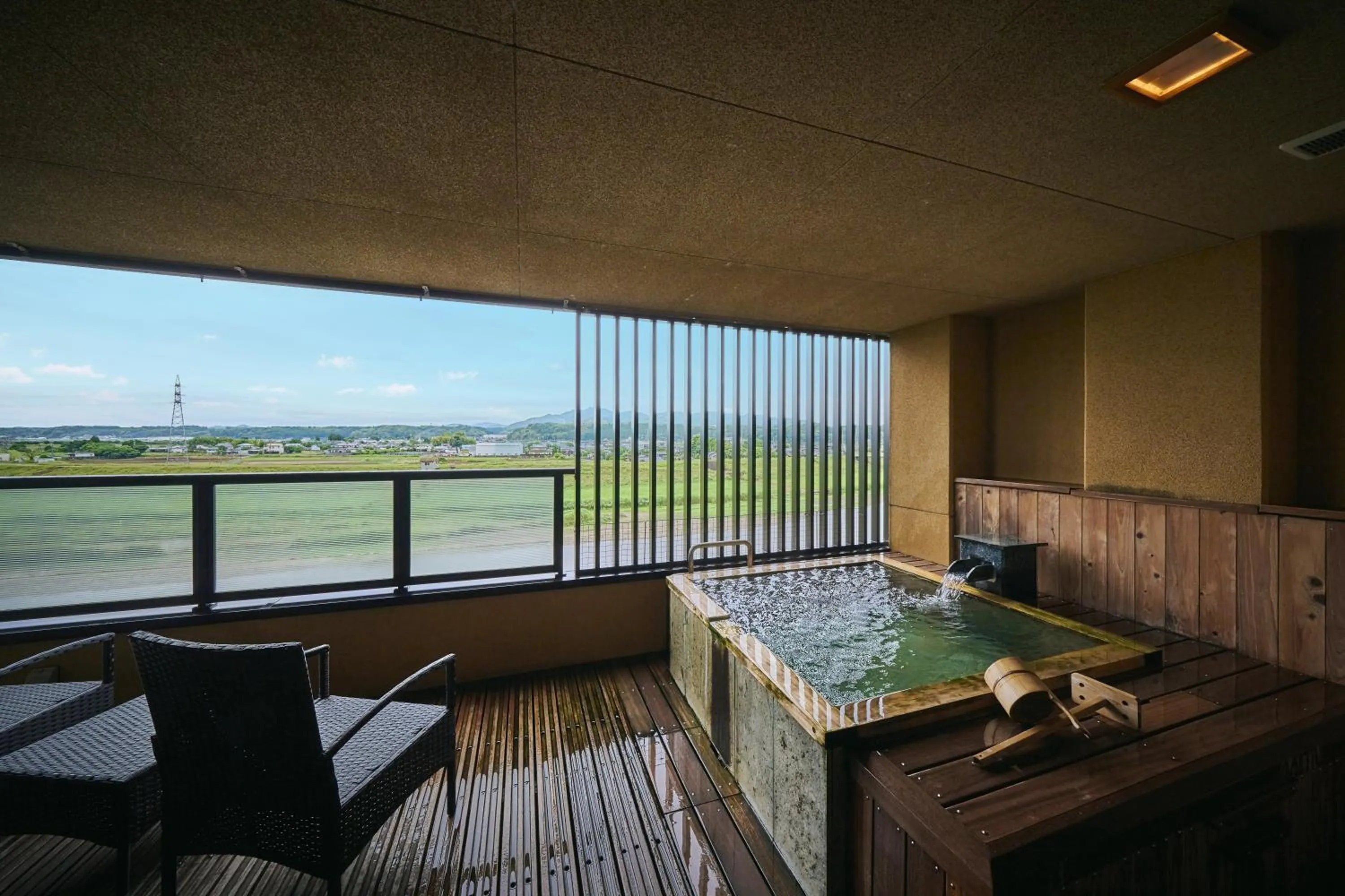 Natural landscape in Yamaga Onsen Seiryuso