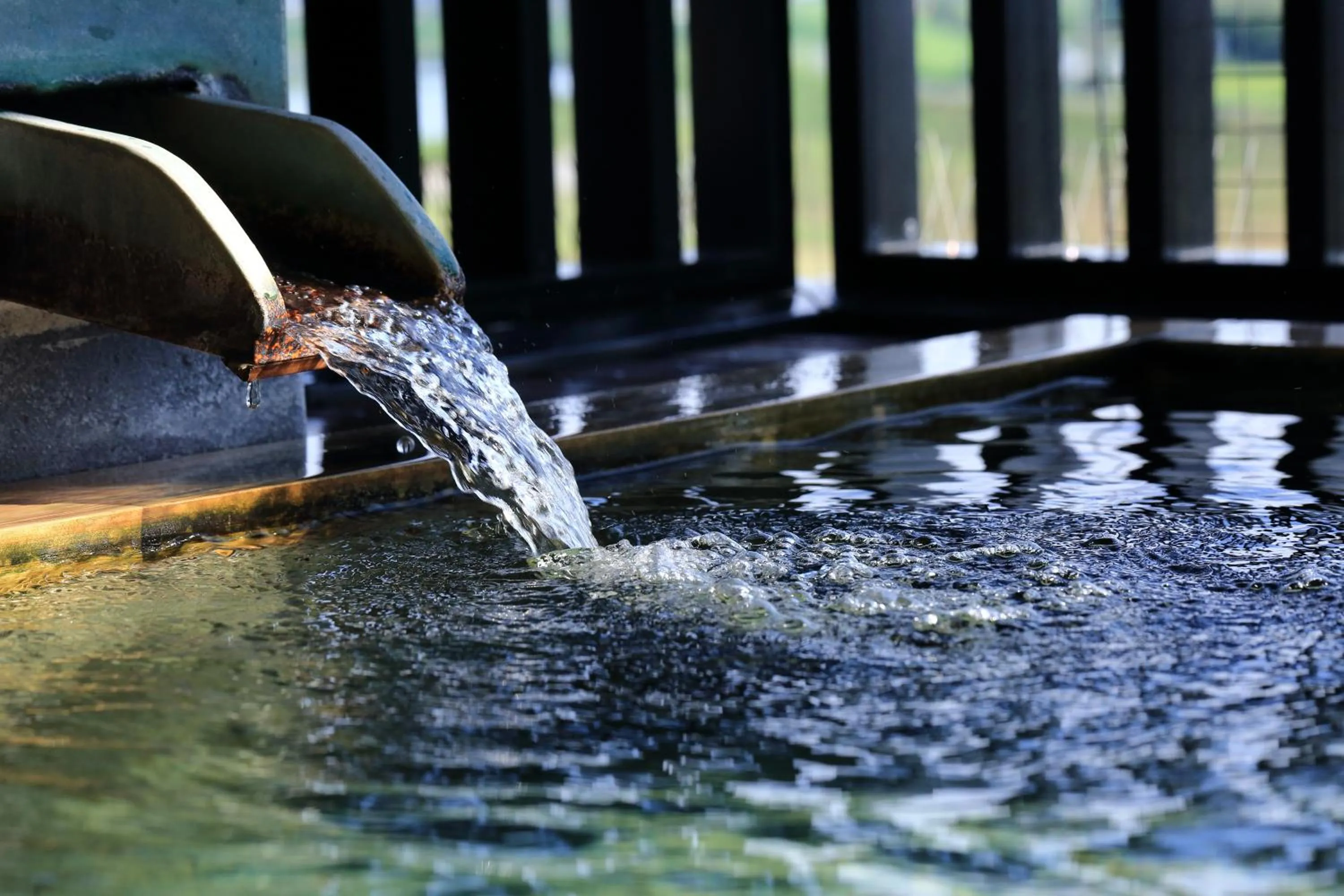 Hot Spring Bath in Yamaga Onsen Seiryuso