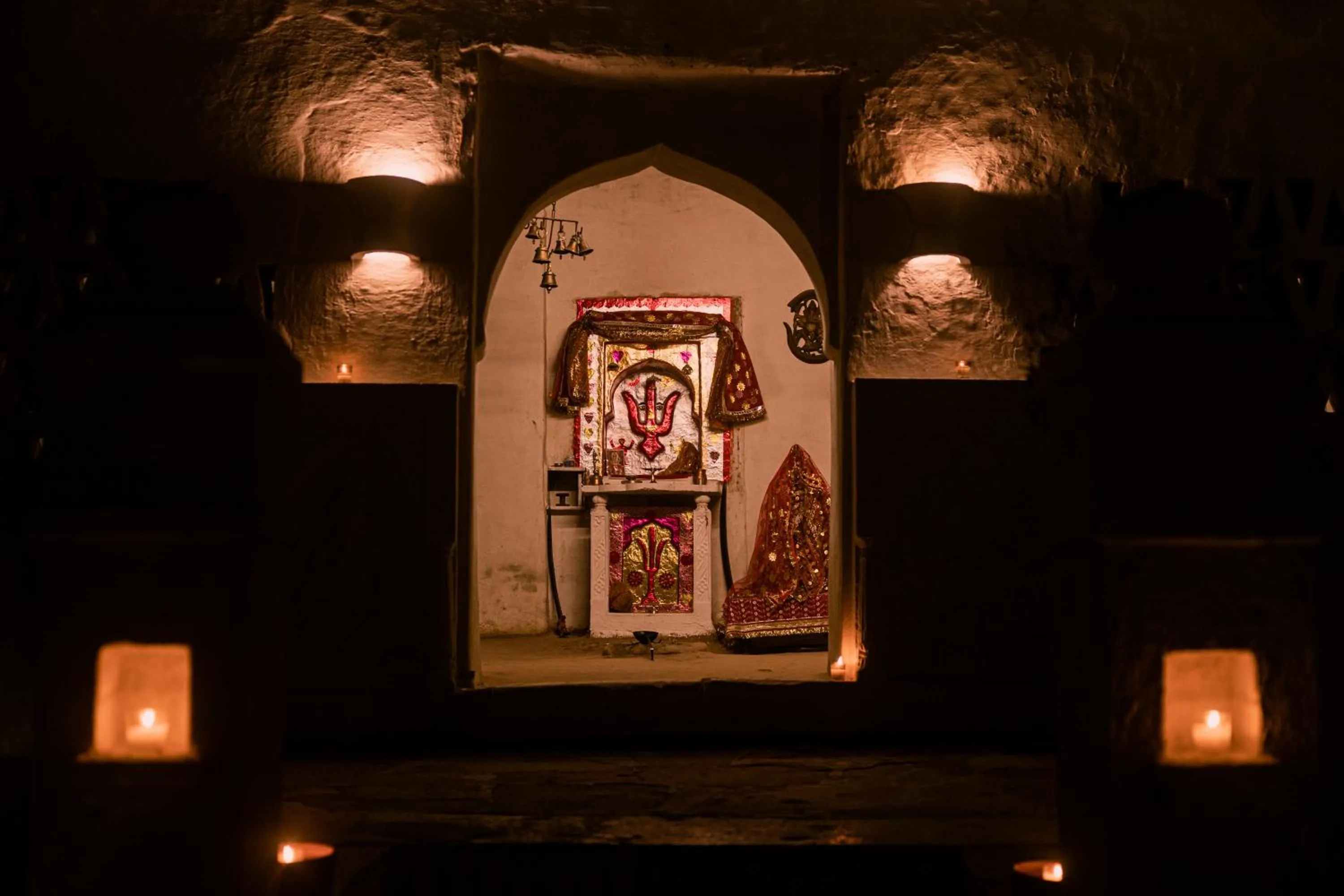 Decorative detail in The Rawla Narlai - A Luxury Heritage Stay in Leopard Country