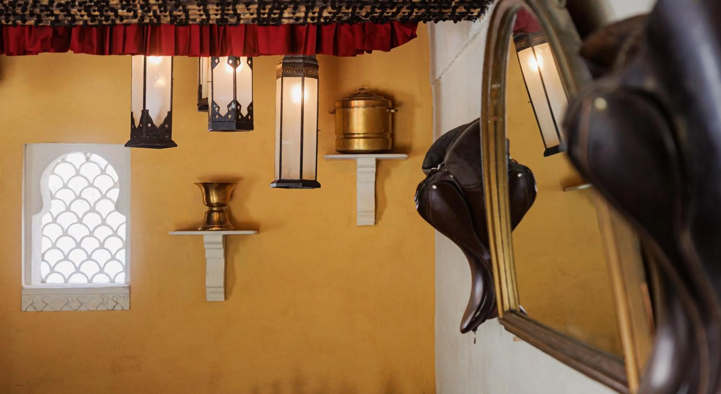 Decorative detail in The Rawla Narlai - A Luxury Heritage Stay in Leopard Country