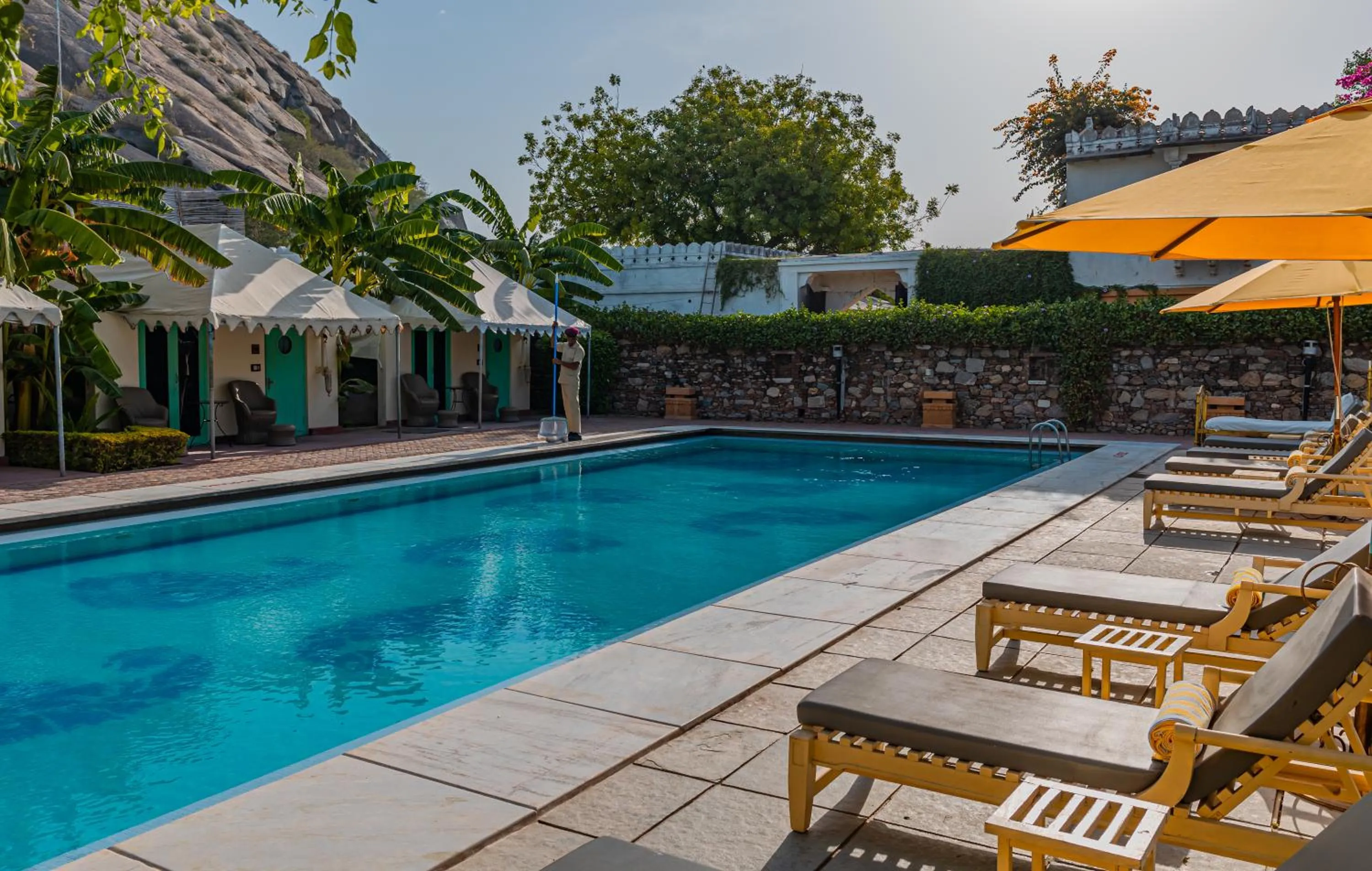 Swimming pool in The Rawla Narlai - A Luxury Heritage Stay in Leopard Country