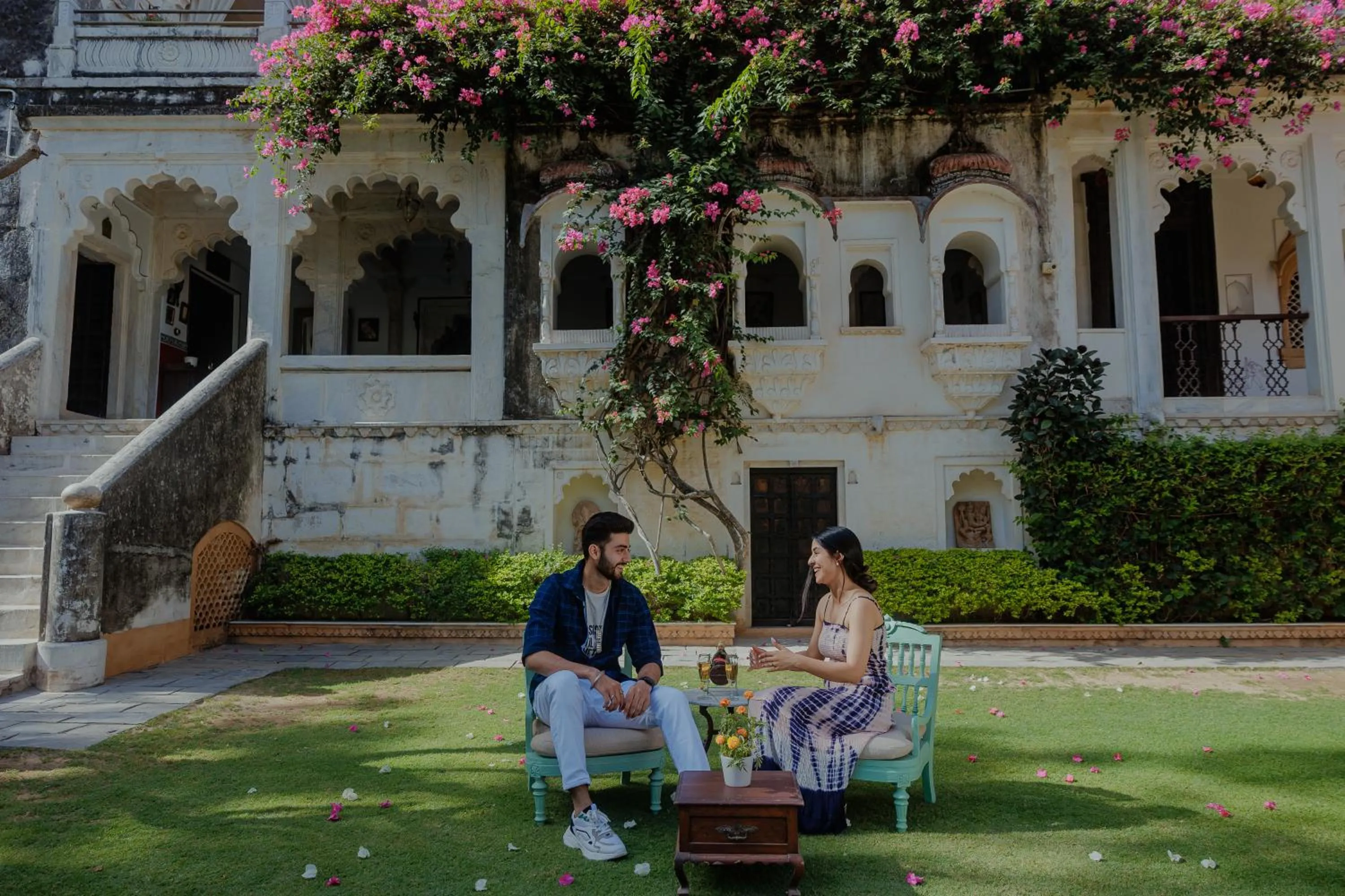 Garden in The Rawla Narlai - A Luxury Heritage Stay in Leopard Country