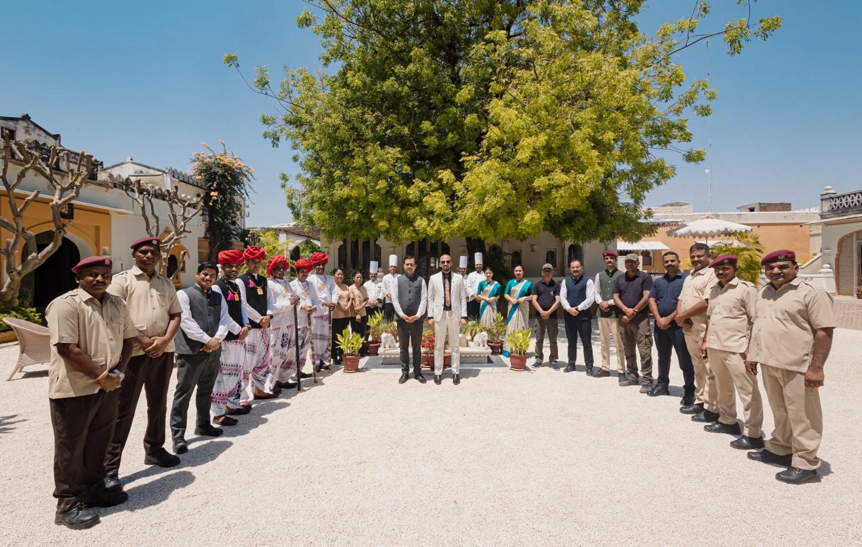 Facade/entrance in The Rawla Narlai - A Luxury Heritage Stay in Leopard Country
