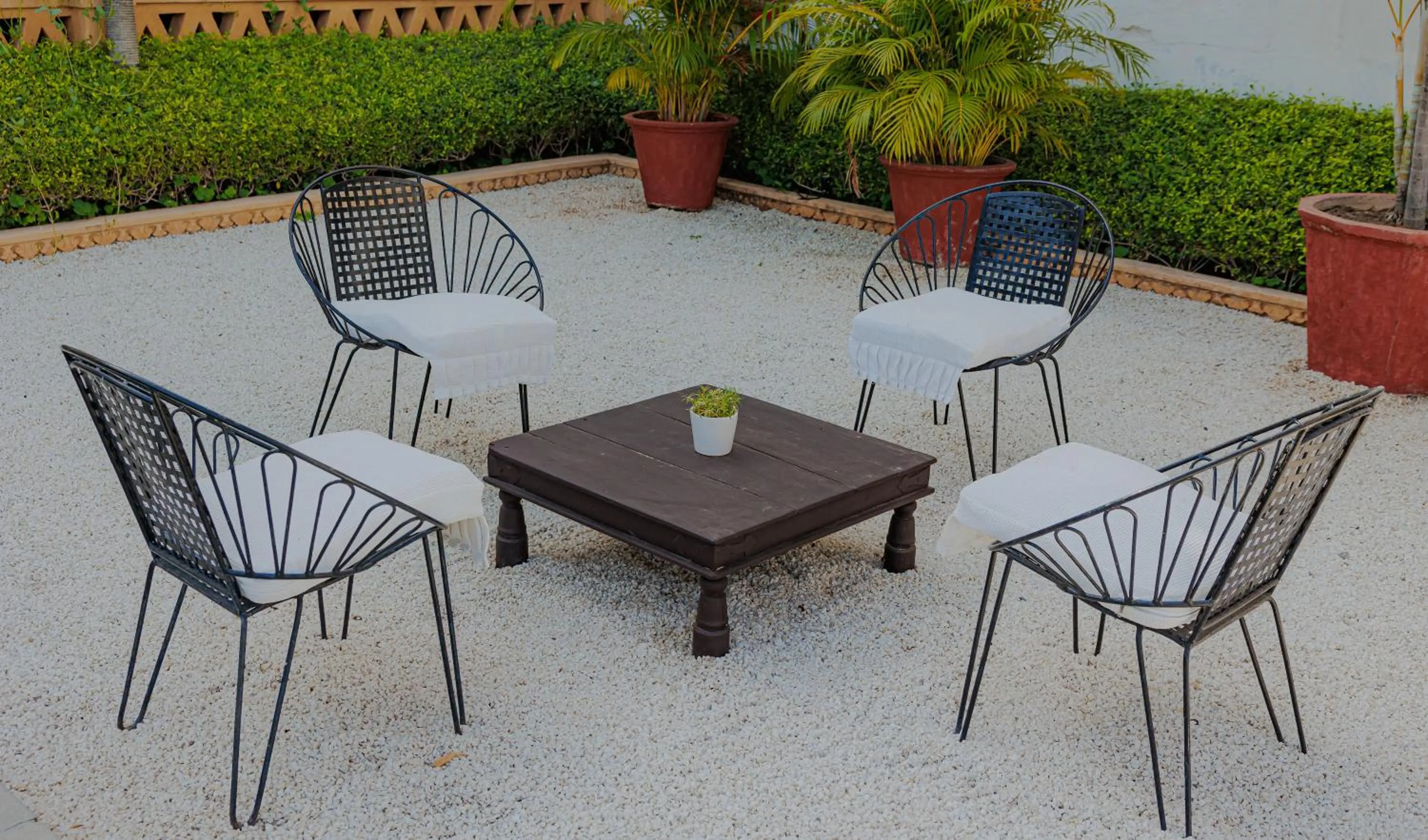 Seating area in The Rawla Narlai - A Luxury Heritage Stay in Leopard Country