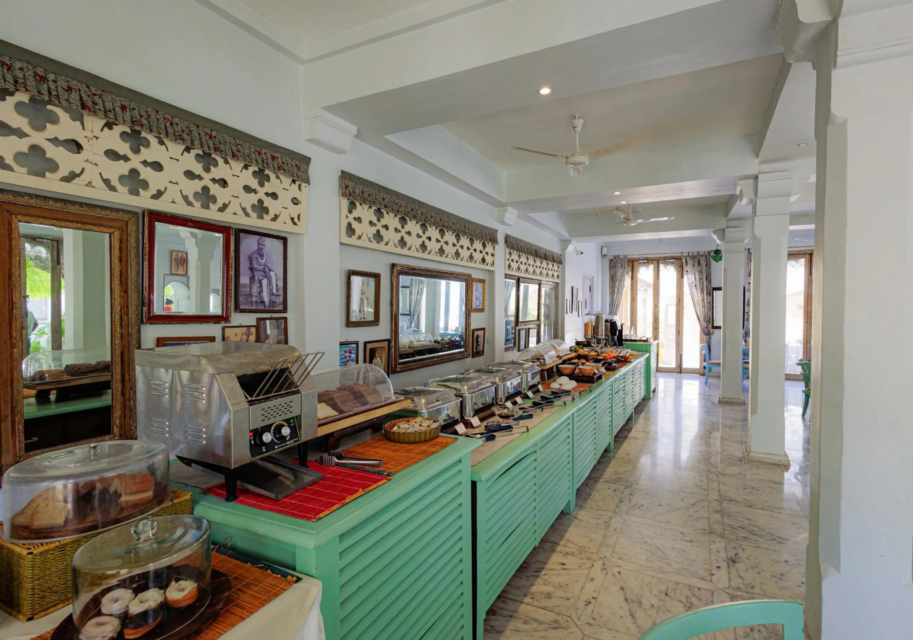 Buffet breakfast in The Rawla Narlai - A Luxury Heritage Stay in Leopard Country