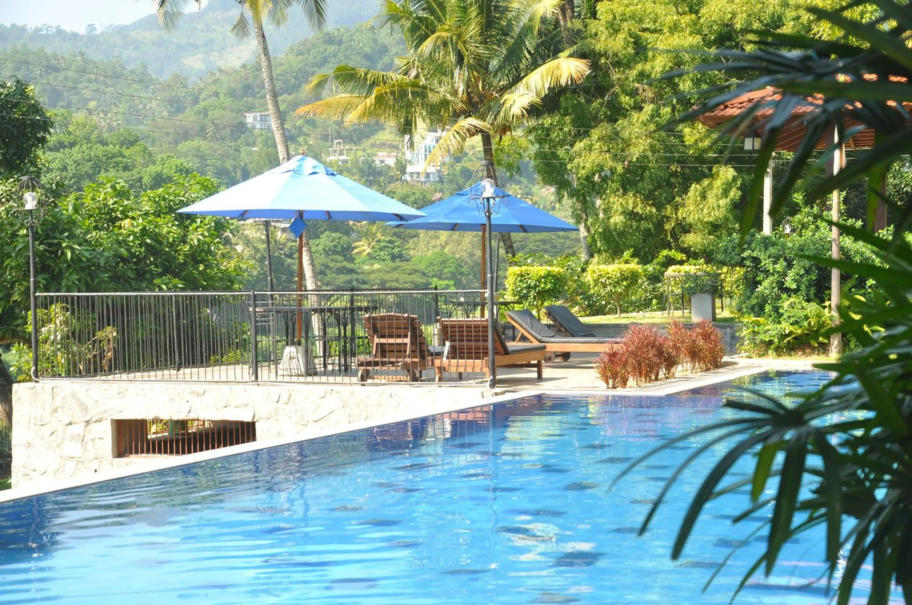 Pool view in Serendip Stone Hotel and Bungalow