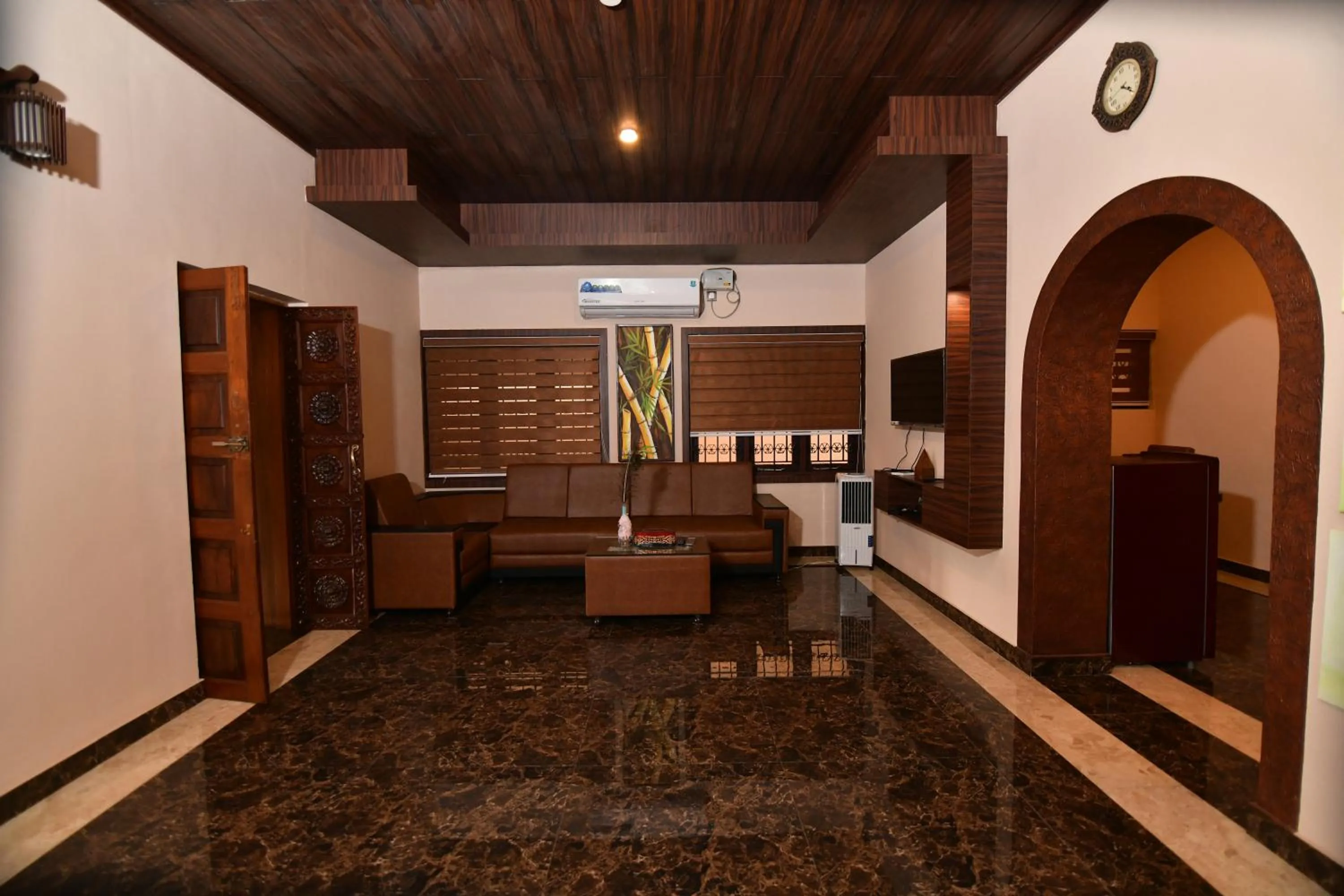 Seating area in The Garuda Hotels