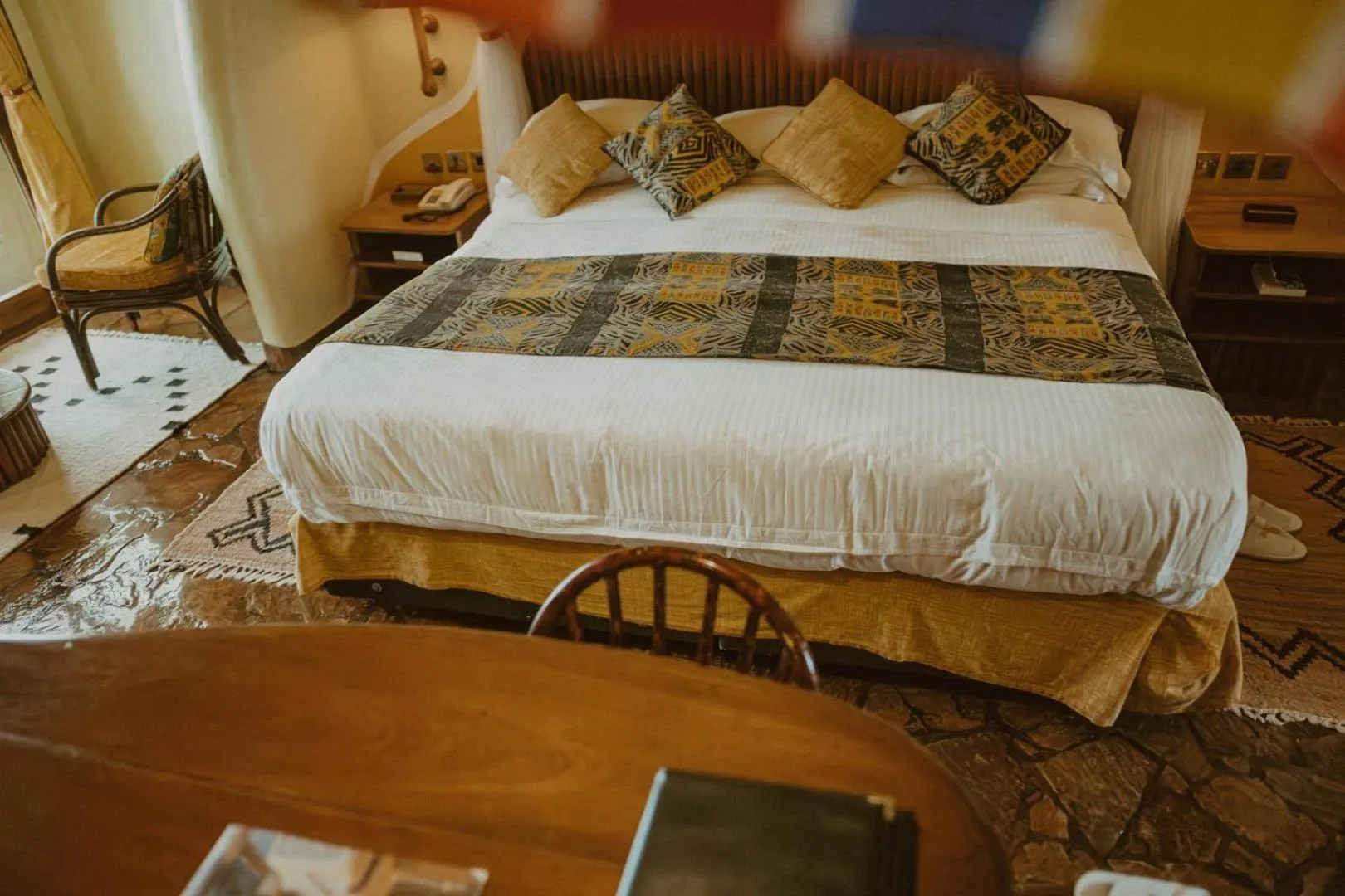 Bed in Mara Serena Safari Lodge