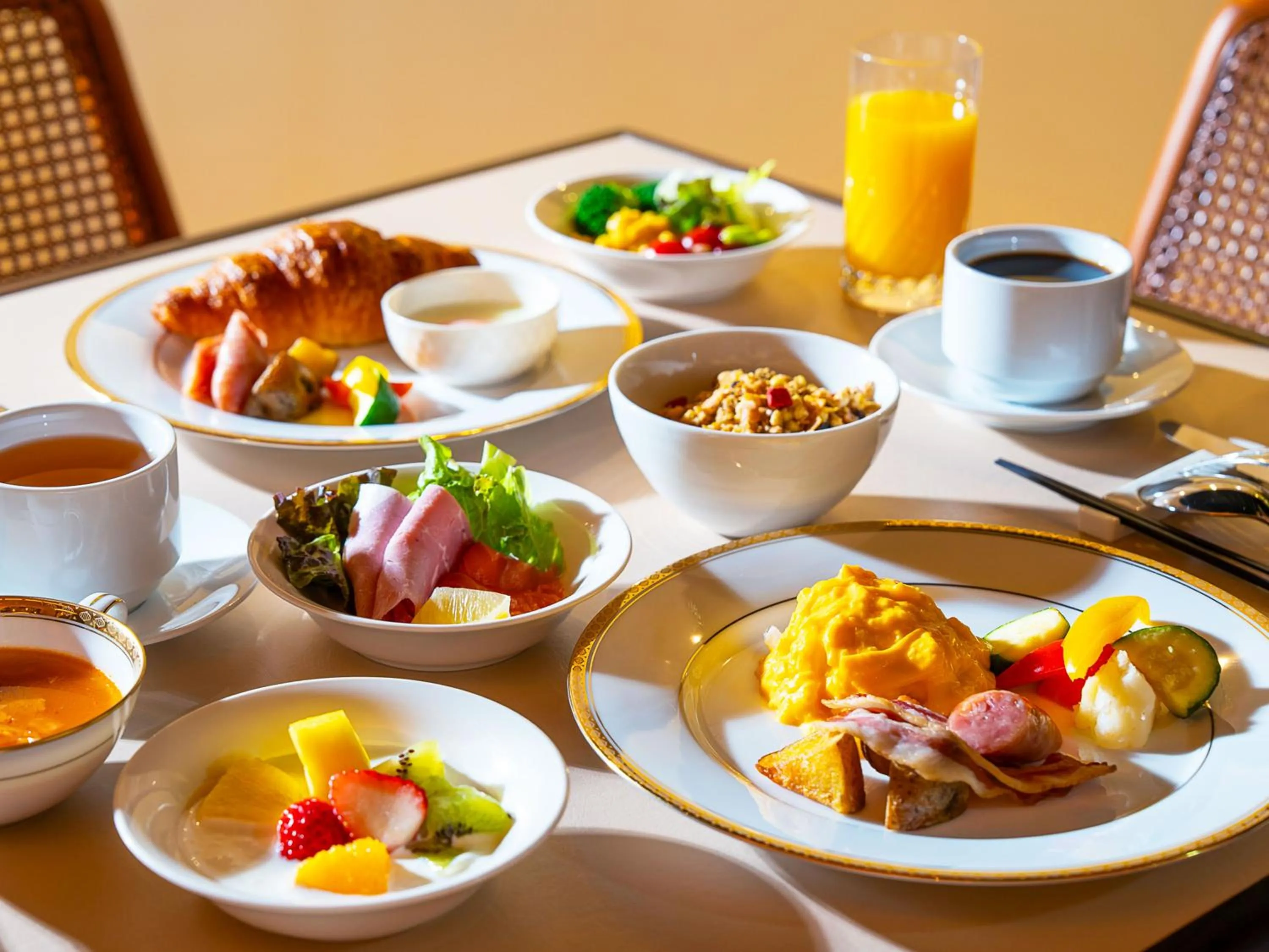 Breakfast in Kumamoto Hotel Castle