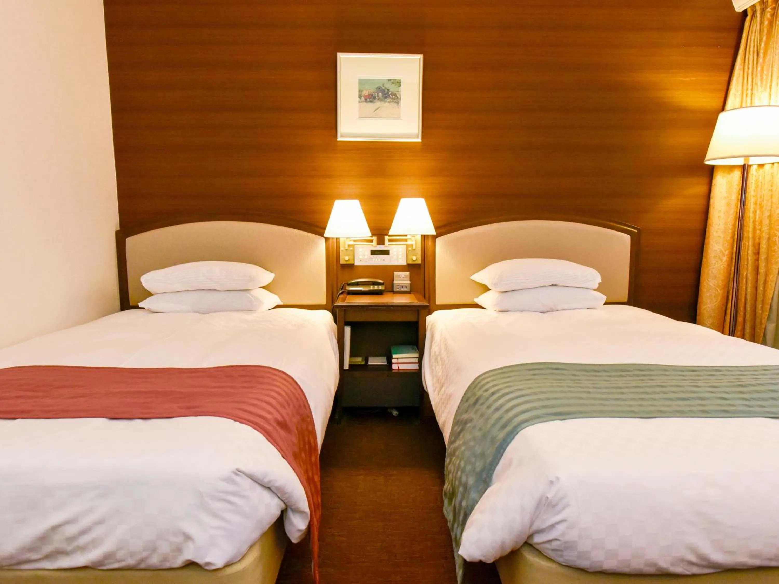 Bed in Kumamoto Hotel Castle