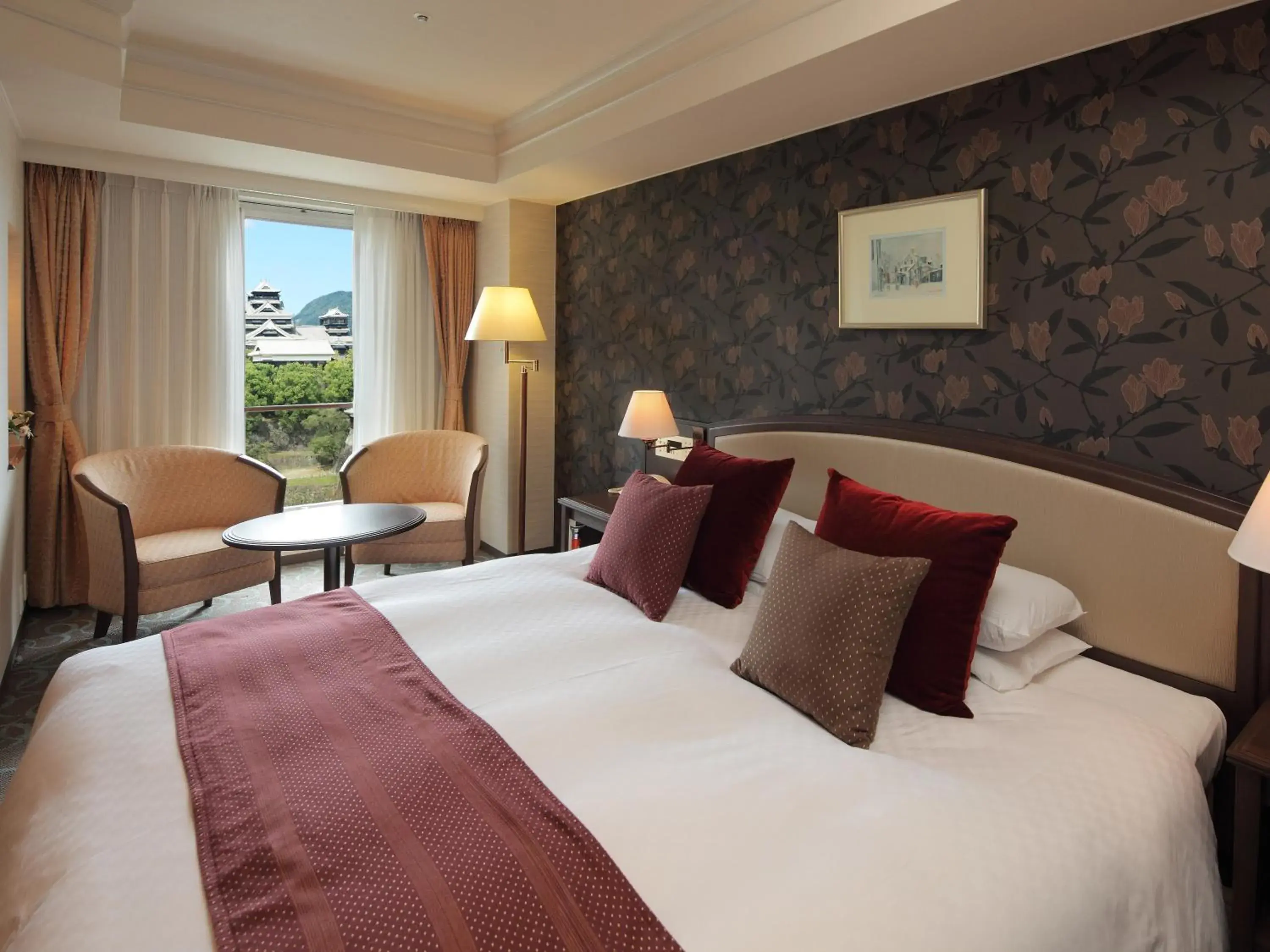 King Double Room with Castle View - single occupancy in Kumamoto Hotel Castle King Double Room with Castle View - single occupancy in Kumamoto Hotel Castle