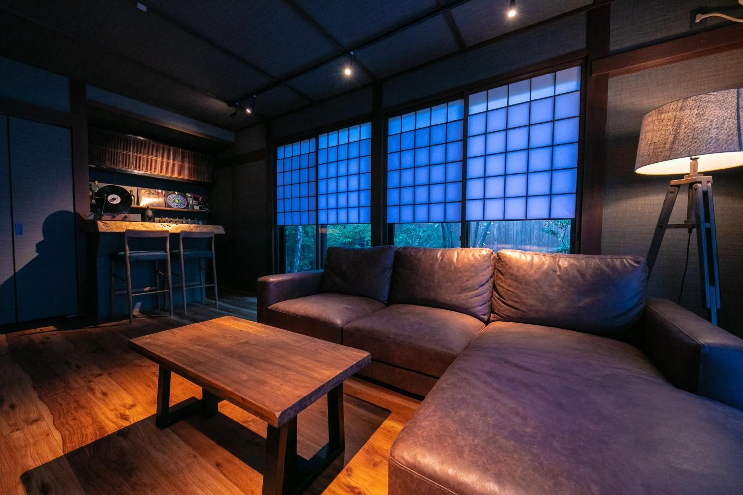 Photo of the whole room in Yufuin Kaze no Mori