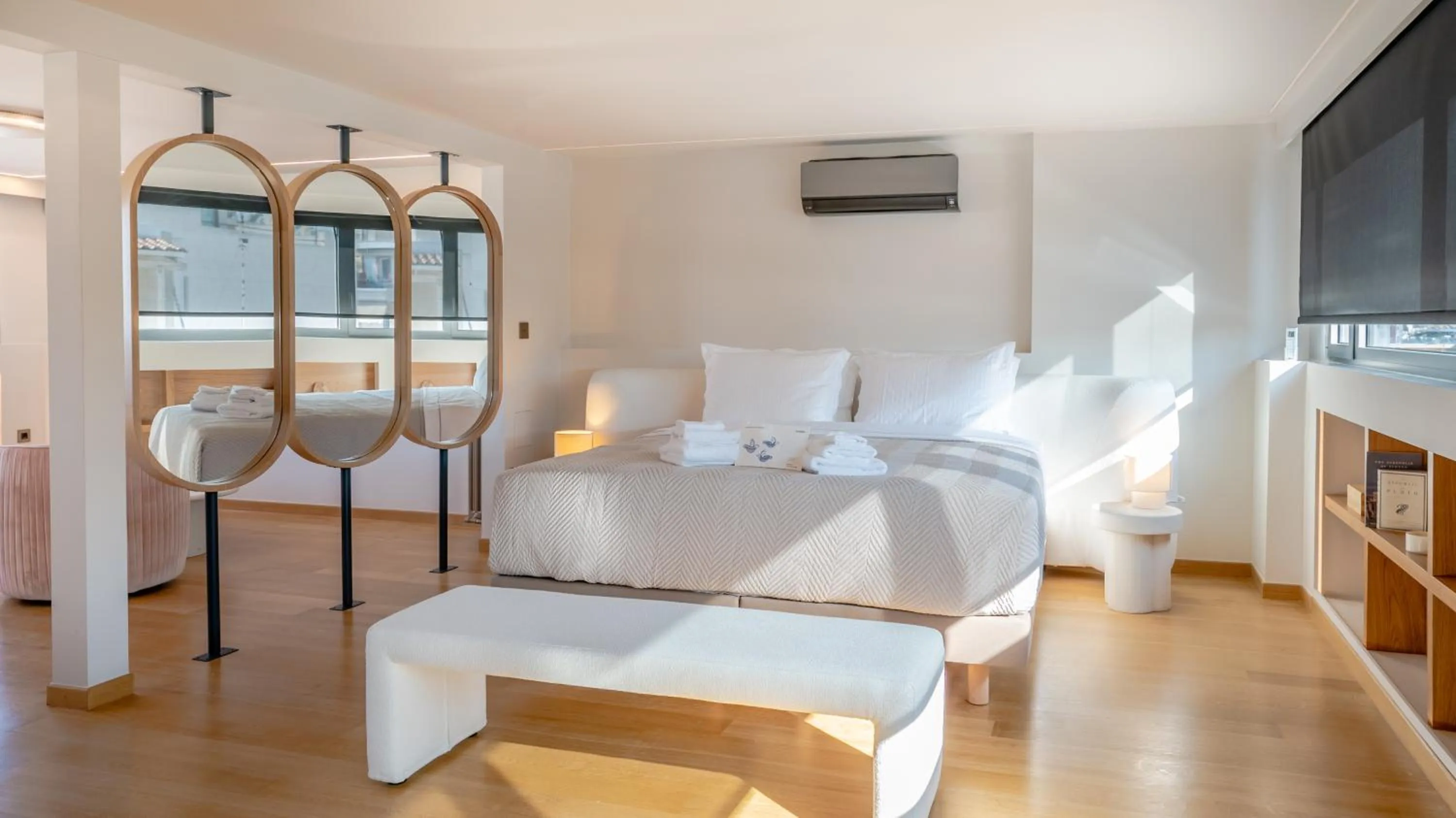 Bed in Apeiron Athena Residences