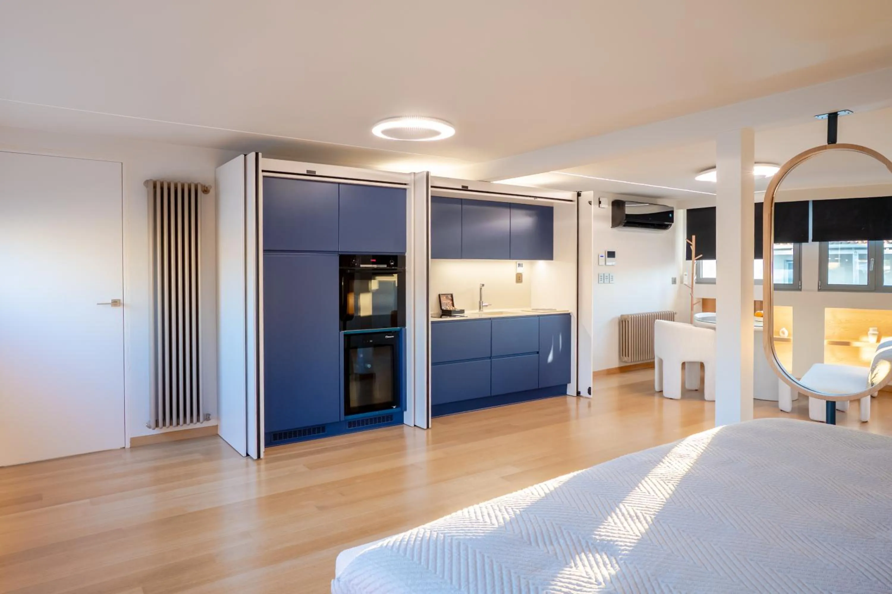 Bed in Apeiron Athena Residences