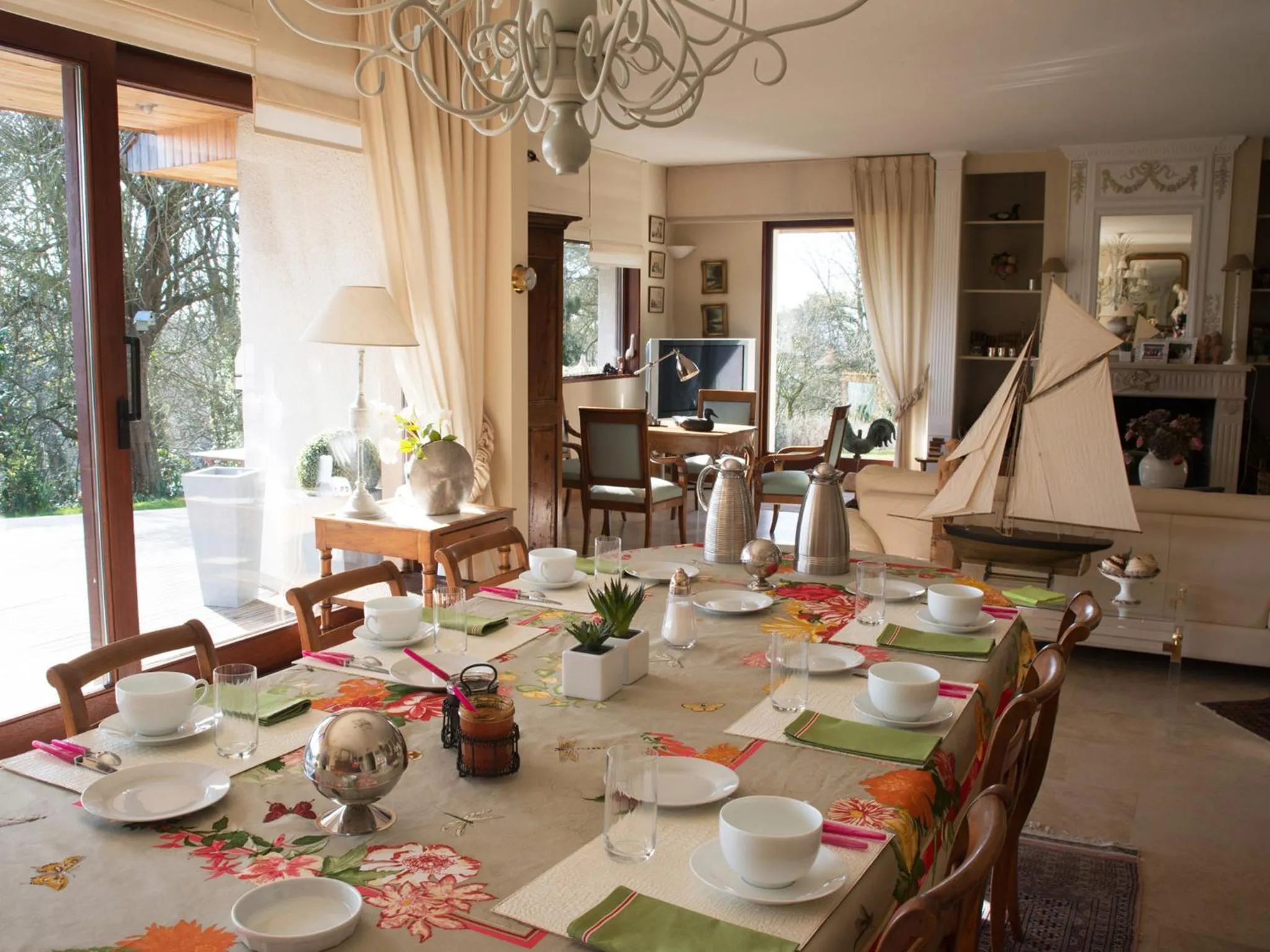 Breakfast in Villa Flore Chambres d'Hotes