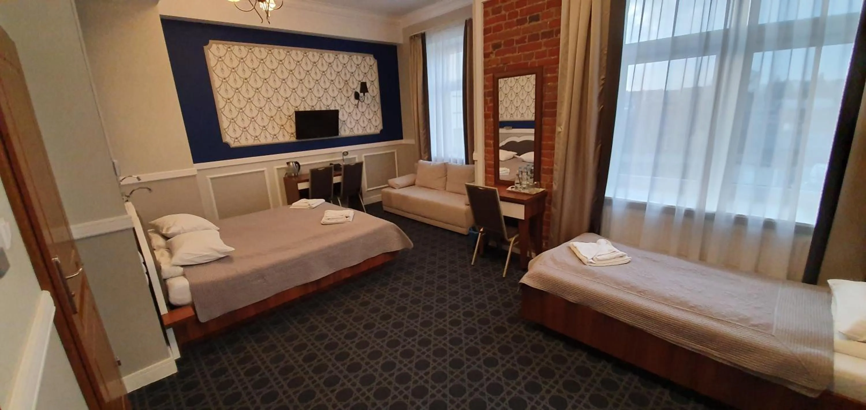 Bed in Hotel Kamienica