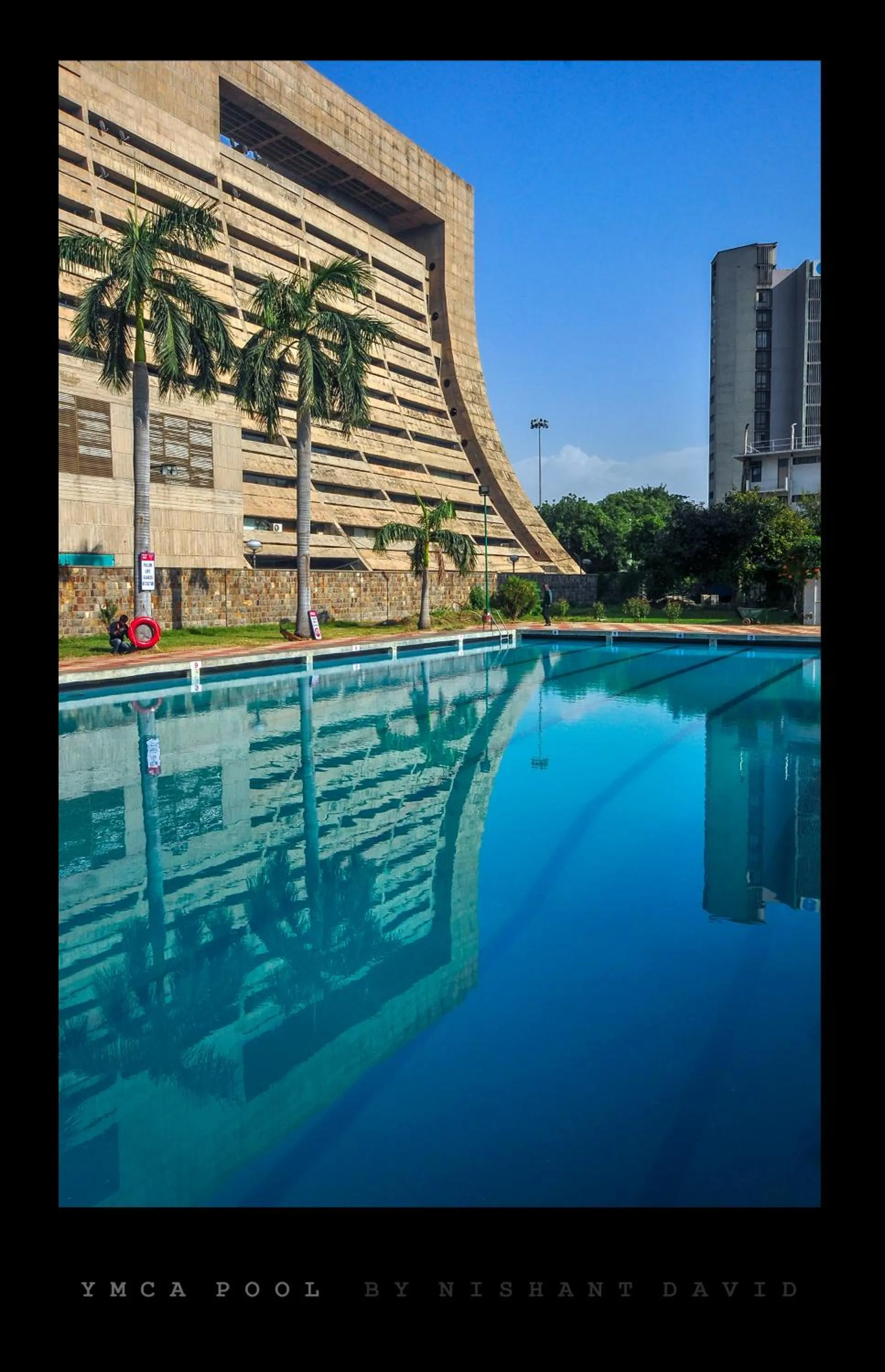 Swimming pool in New Delhi YMCA Tourist Hostel