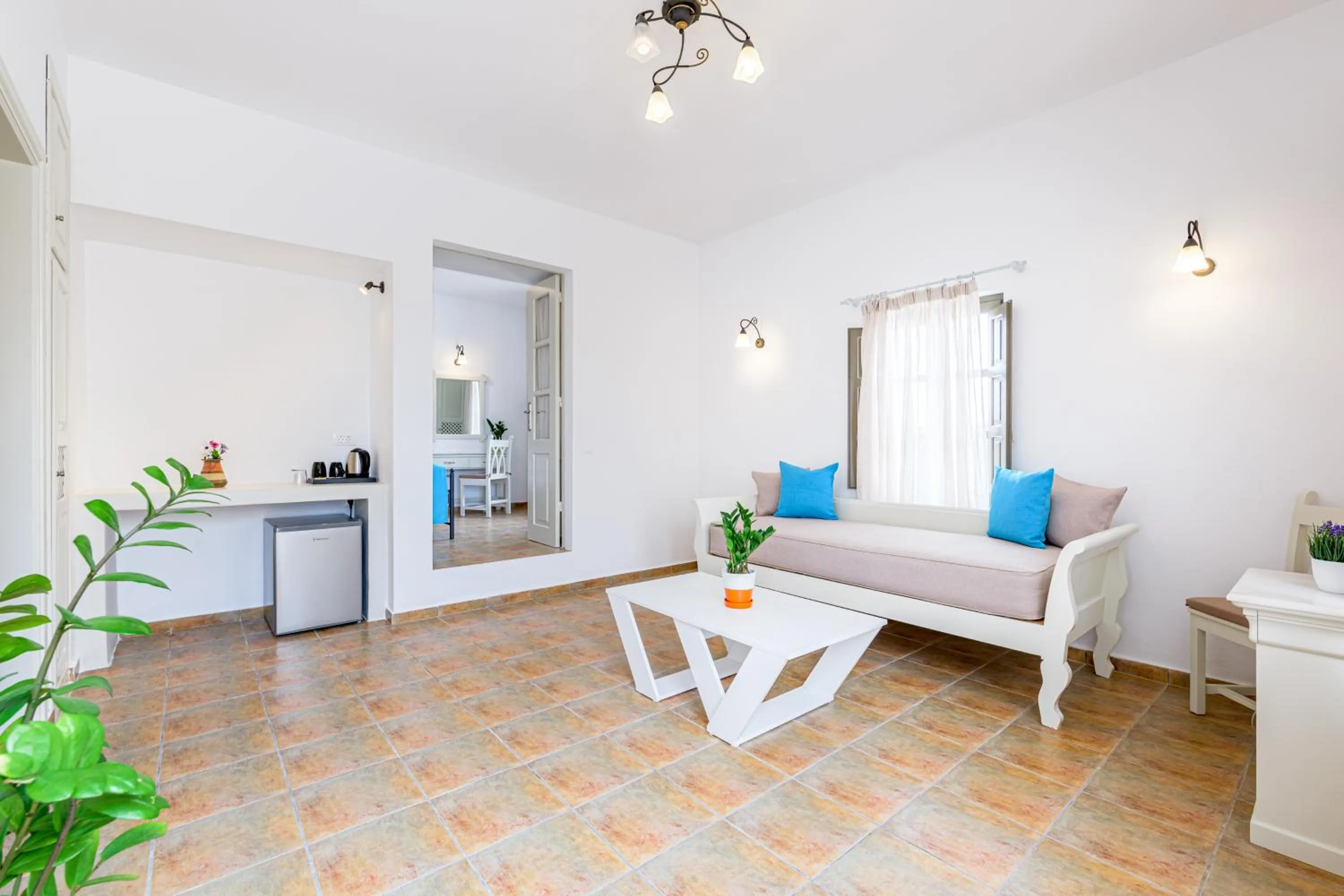 Living room in En Plo Boutique Suites