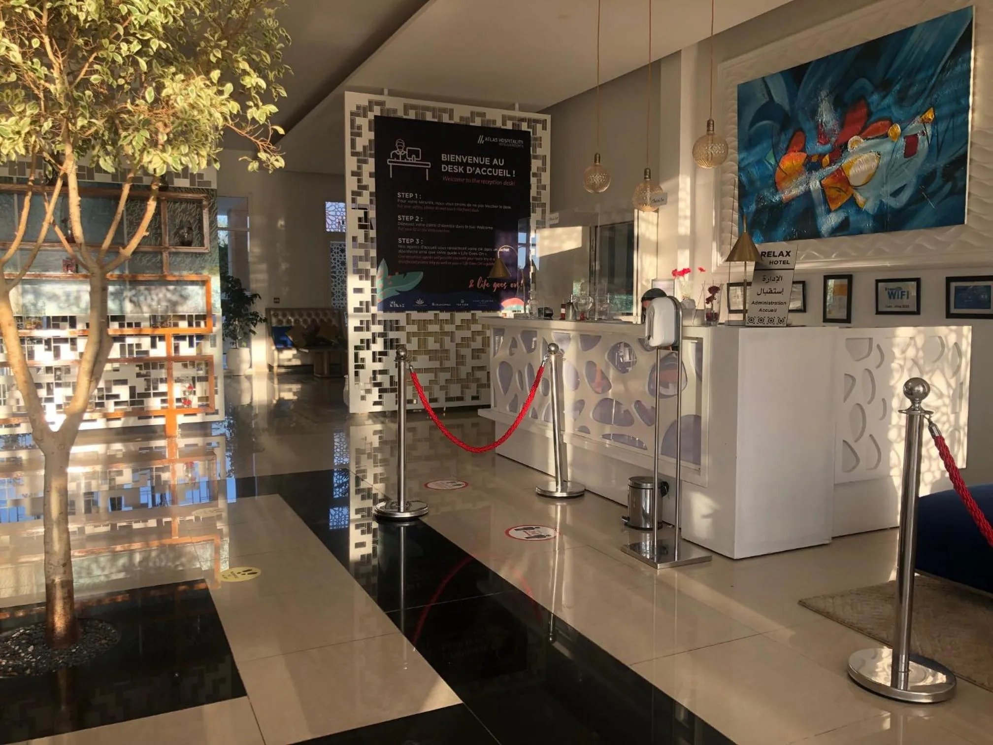 Lobby or reception in Relax Hôtel Oujda