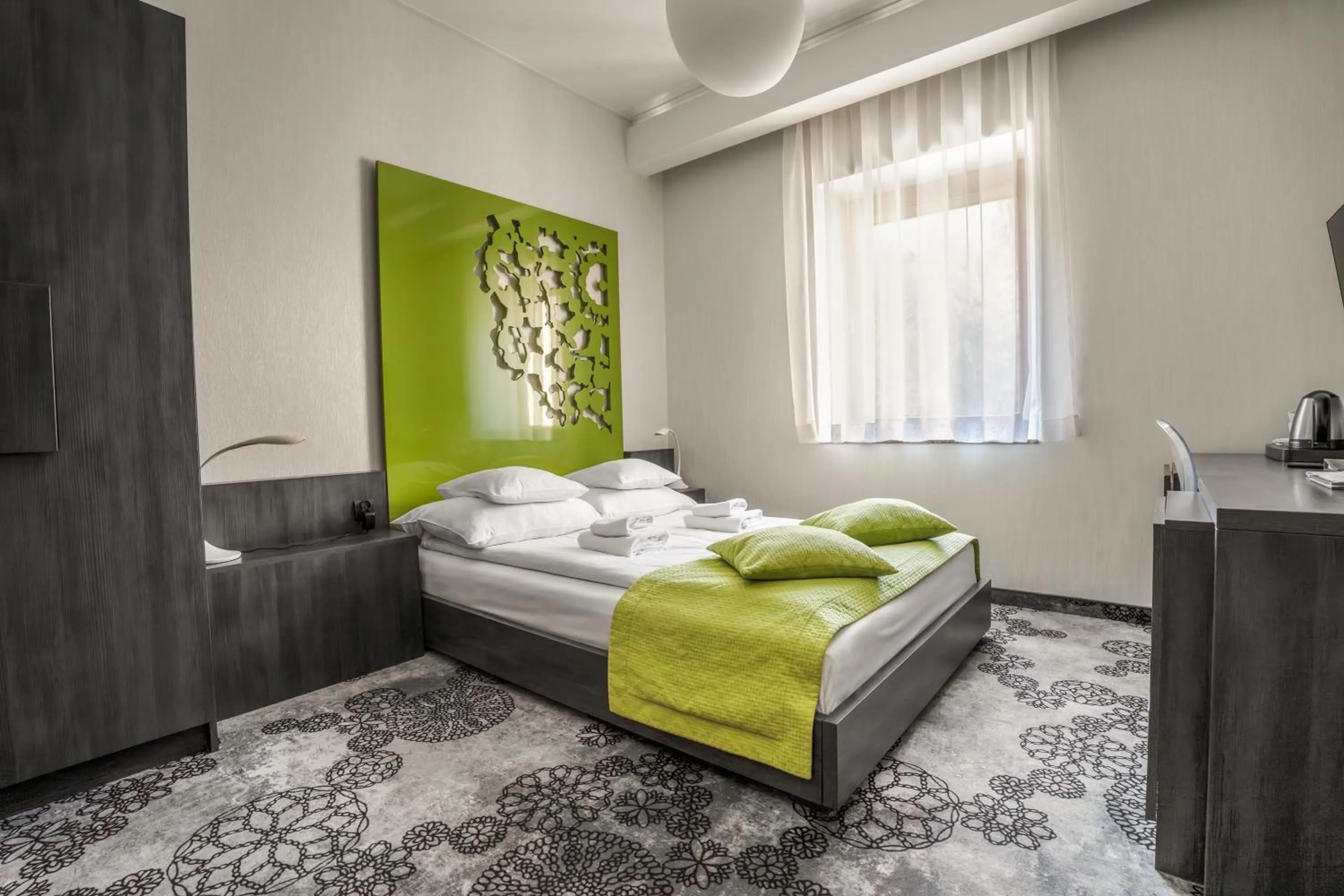 Bed in Hotel Zacisze