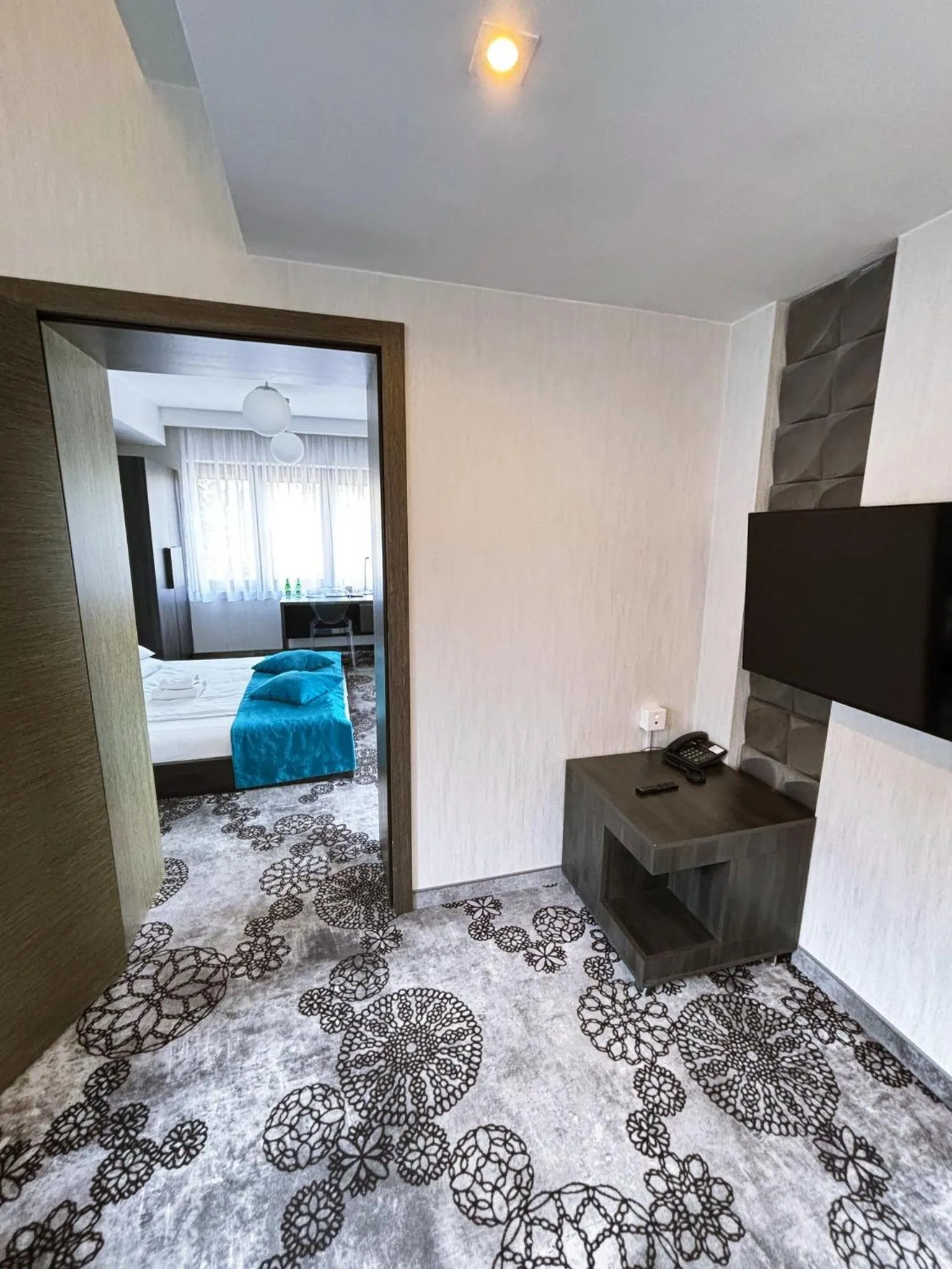 Bed in Hotel Zacisze