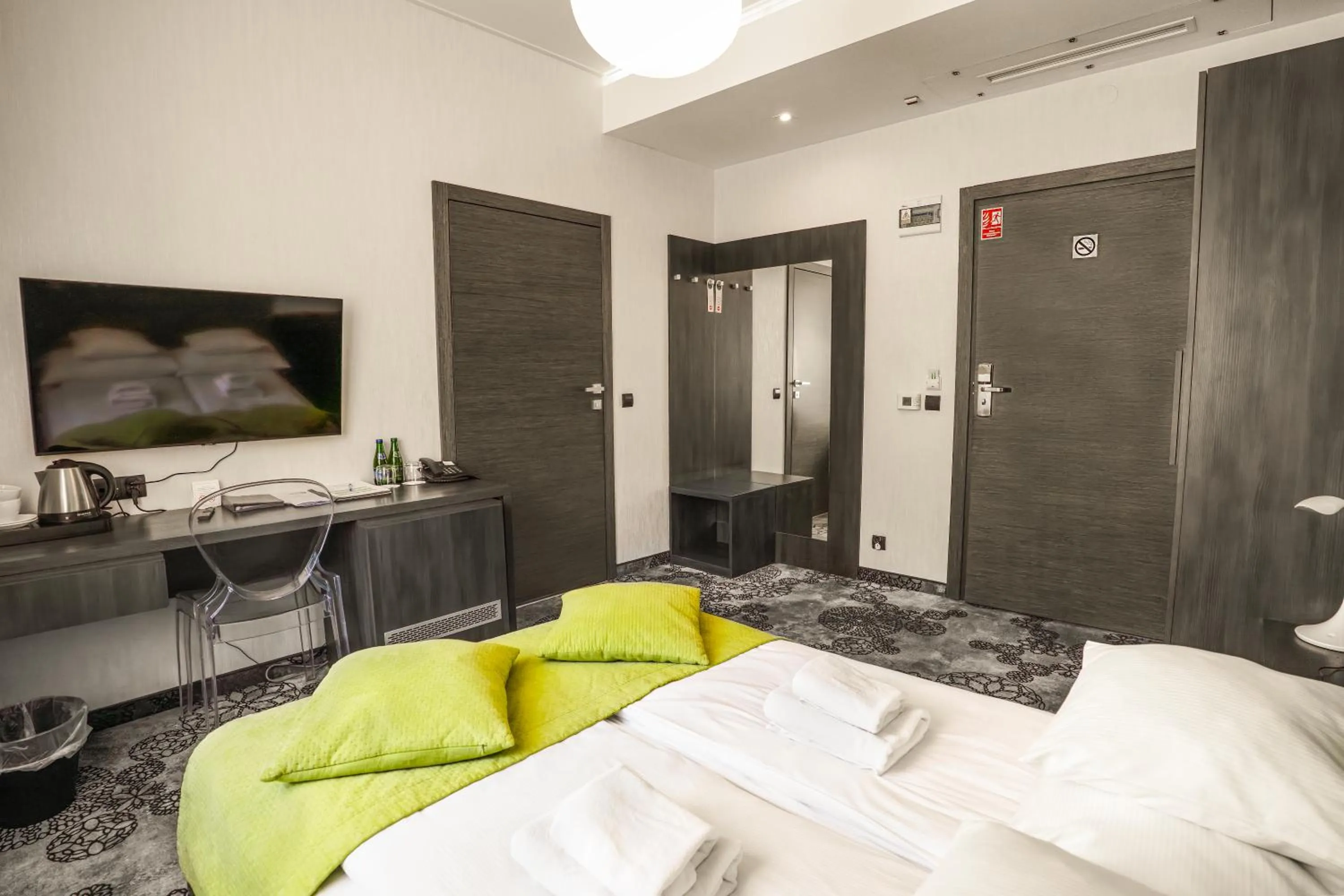 Bed in Hotel Zacisze