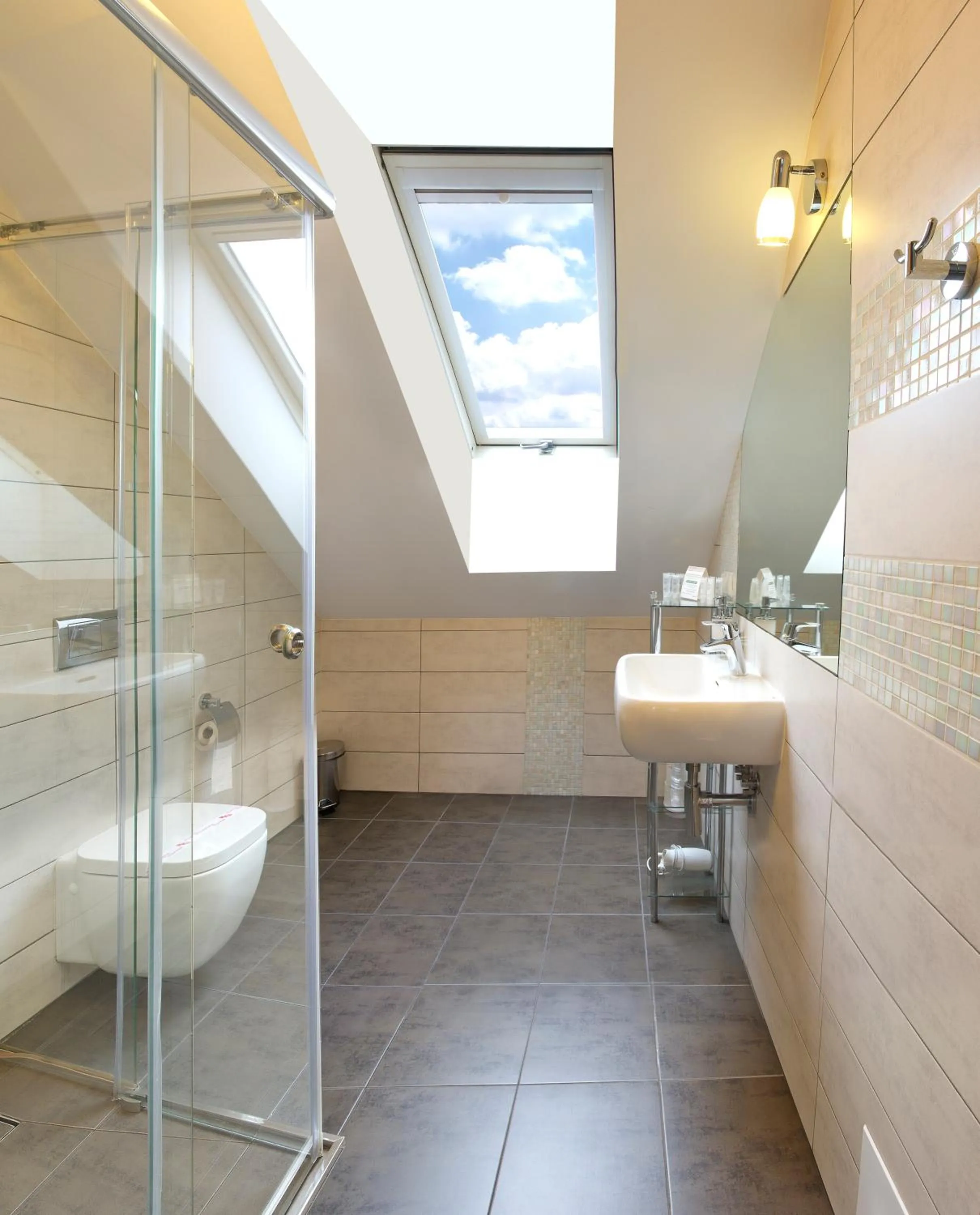 Shower in Hotel Zacisze