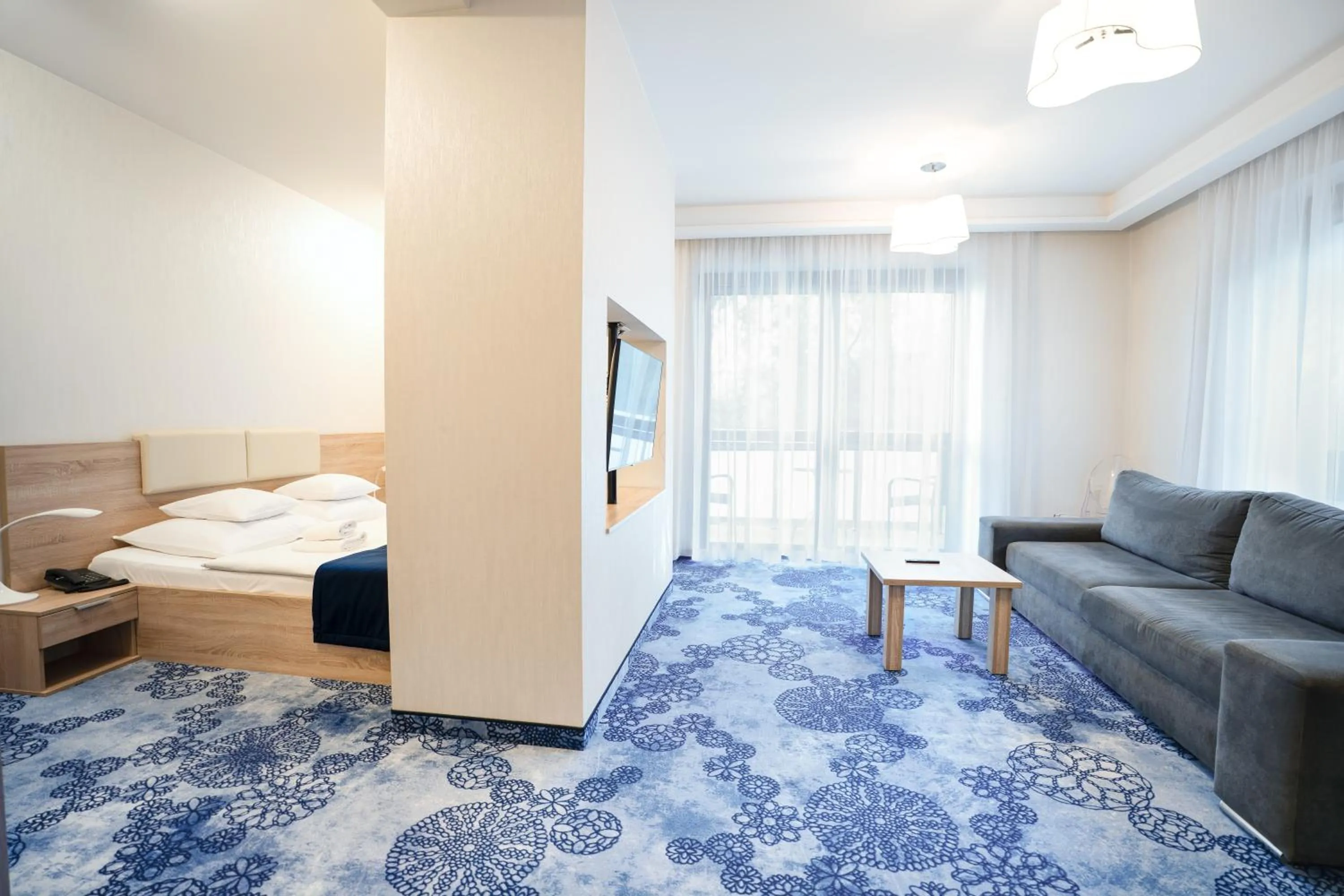 Bed in Hotel Zacisze