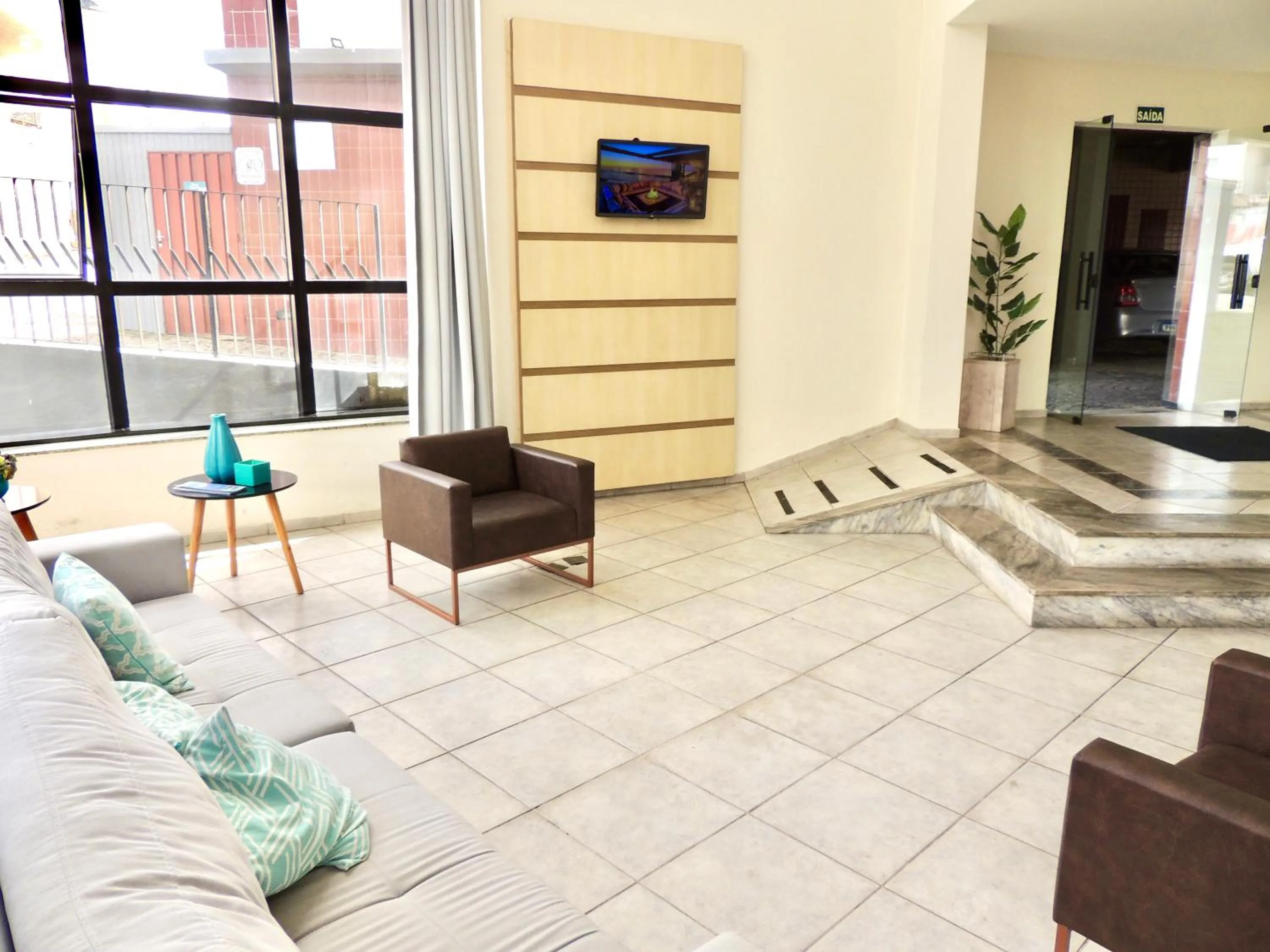 Lobby or reception in Pouso Alegre Hotel