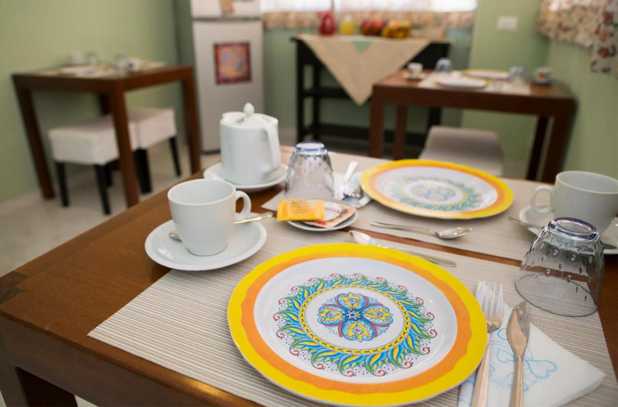 Food and drinks in B&B Piazza Vittorio