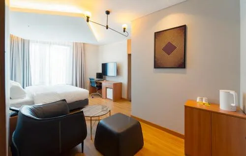 Bed in Suwon Partyz Hotel