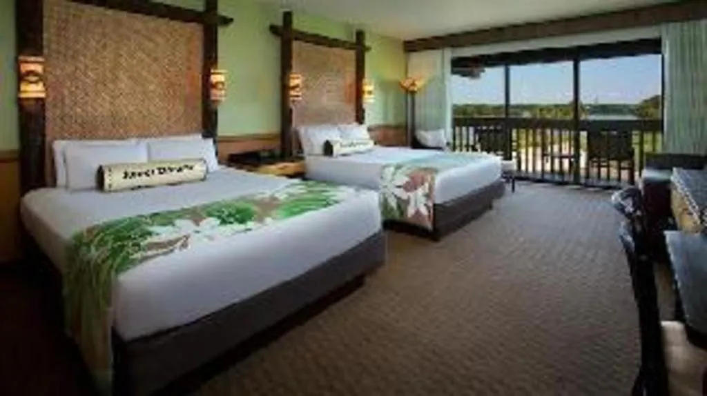 Bed in Disney's Polynesian Village Resort