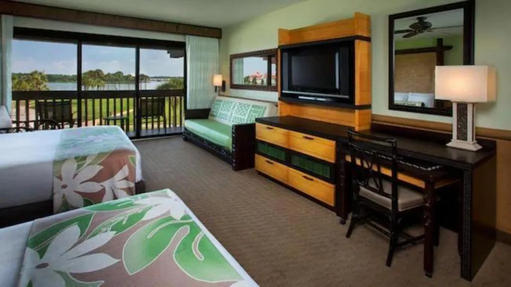 Bed in Disney's Polynesian Village Resort