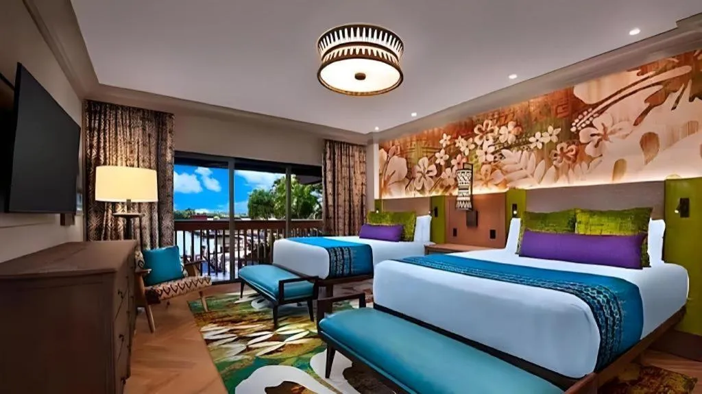 Bed in Disney's Polynesian Village Resort