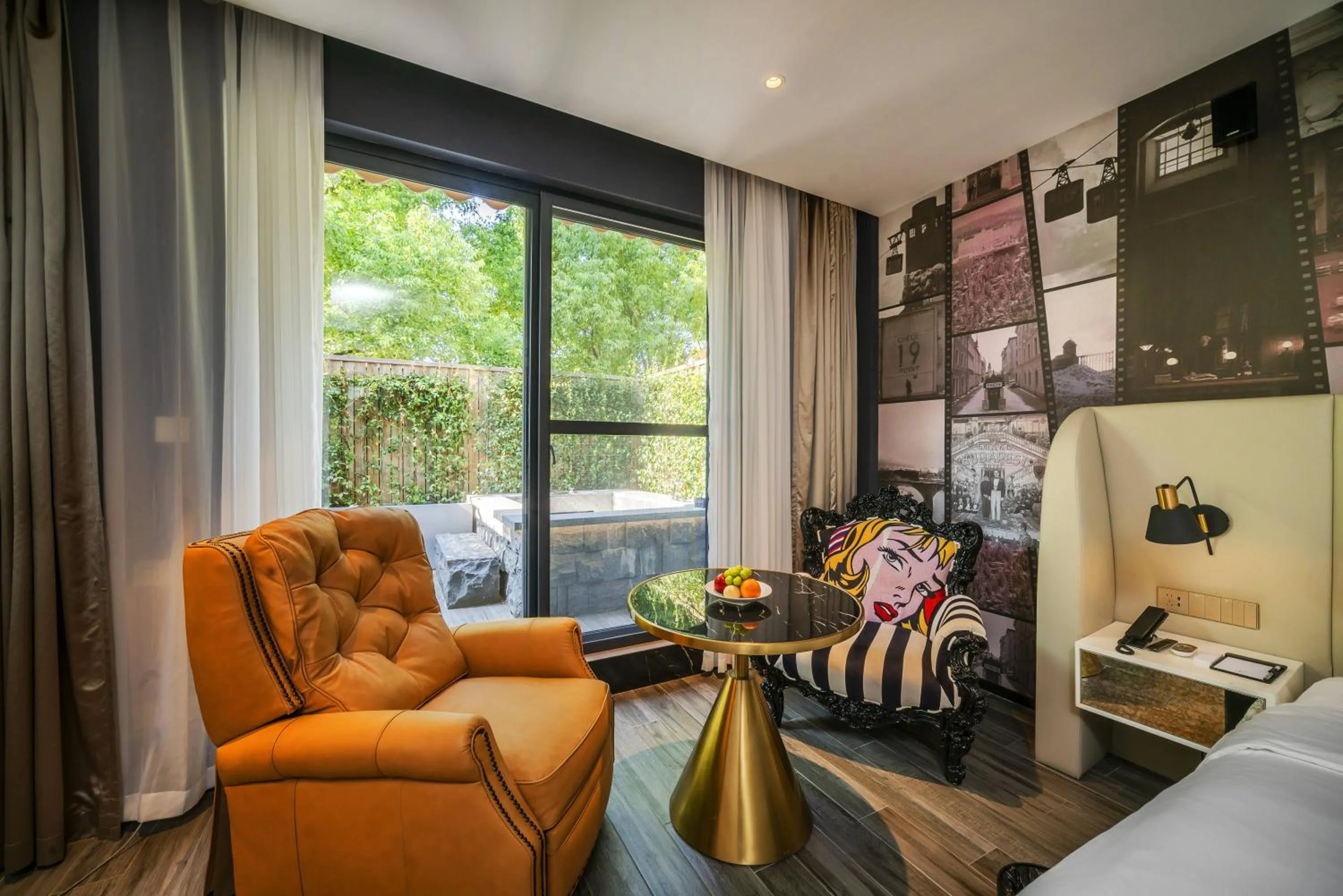 Seating area in Movietel Hangzhou