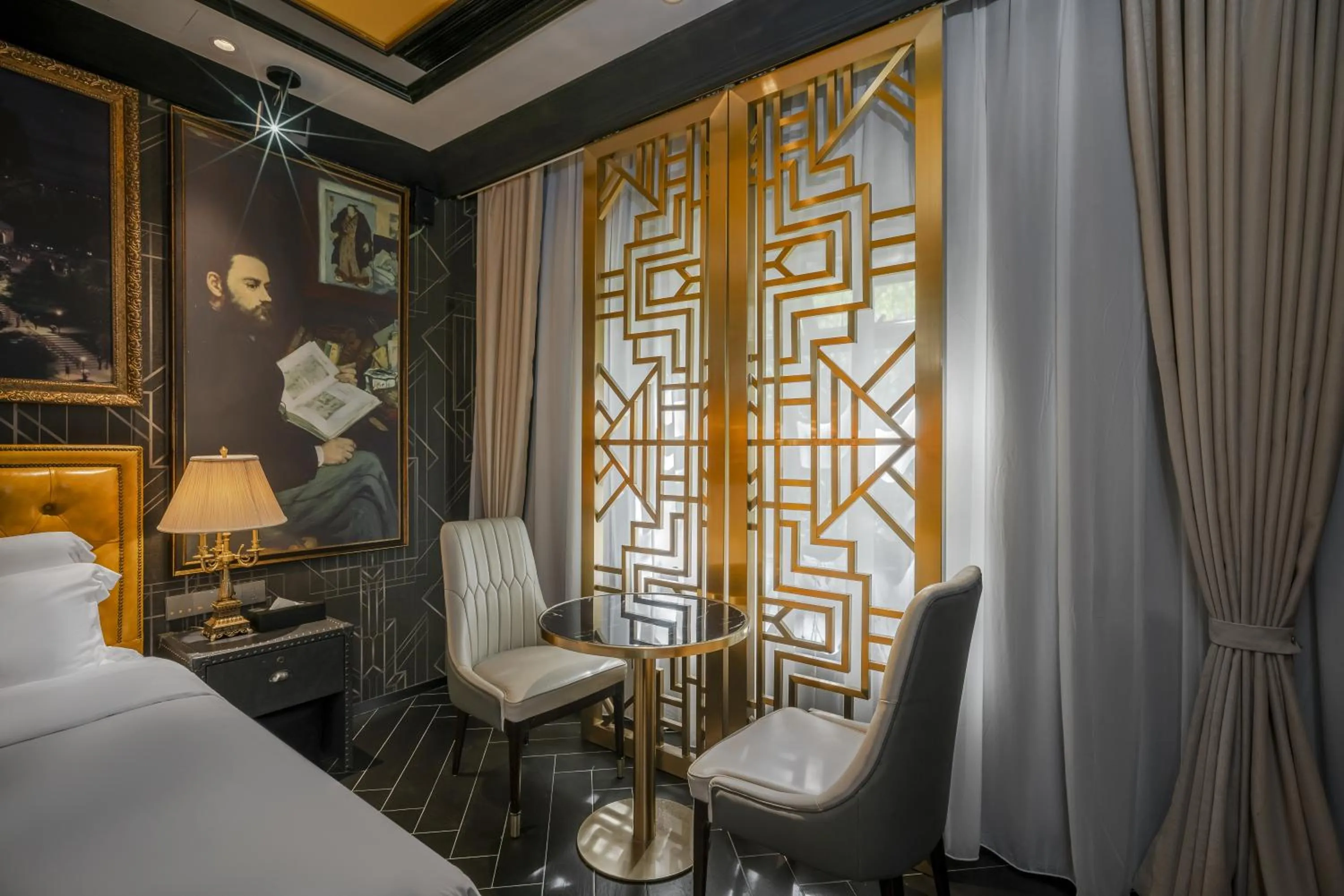 Seating area in Movietel Hangzhou