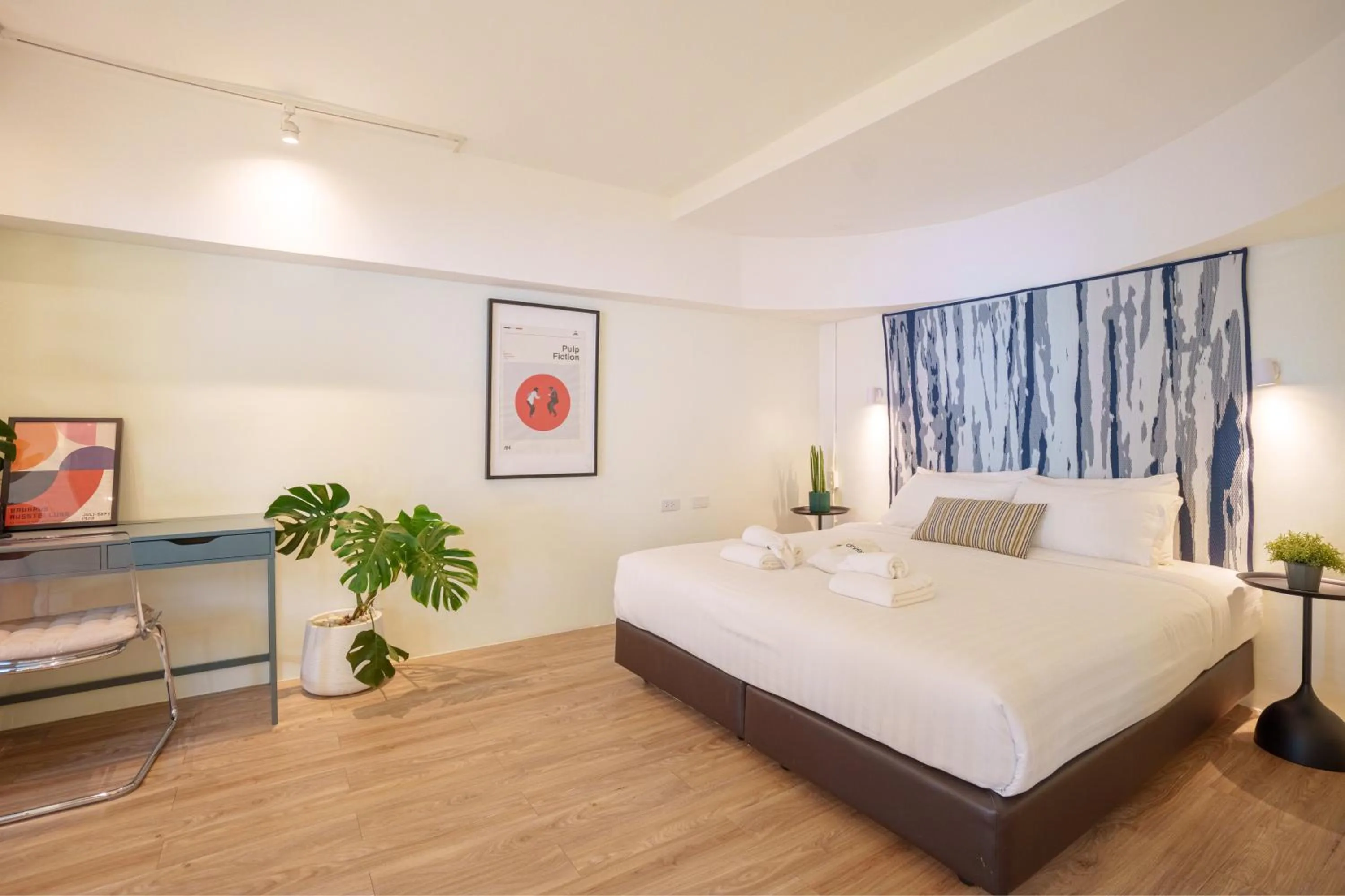 Bed in Gecko EYE Hotel