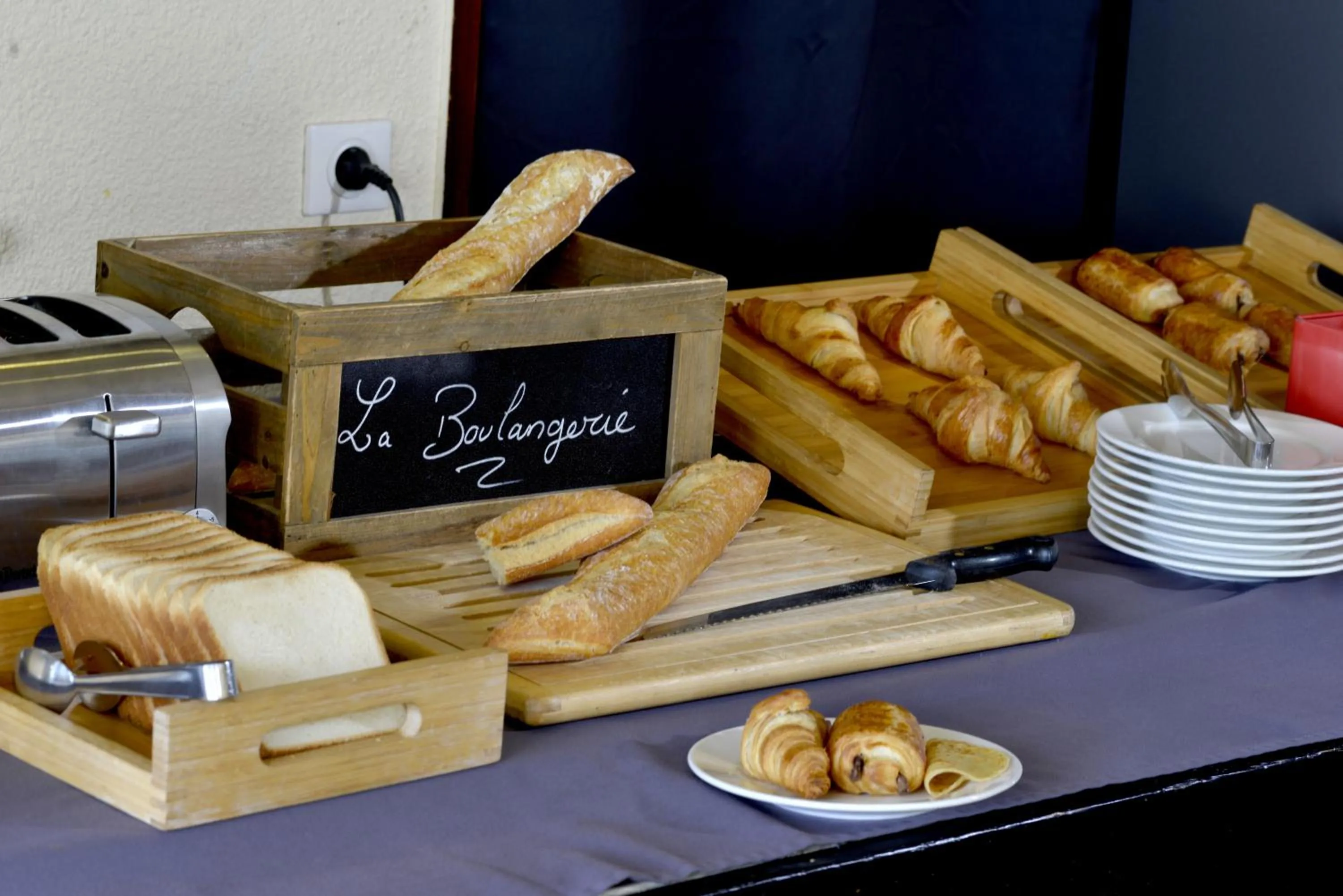 Buffet breakfast in Kyriad Annecy Nord - Epagny